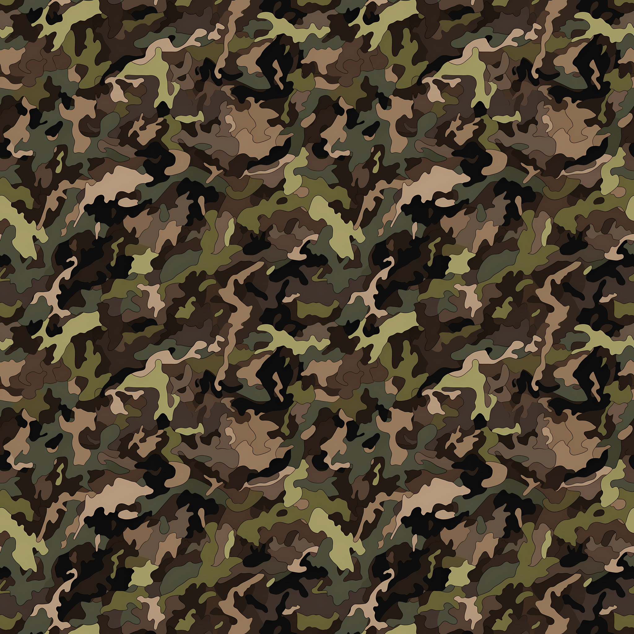 Canyon Depth Camouflage Fabric - Image 2