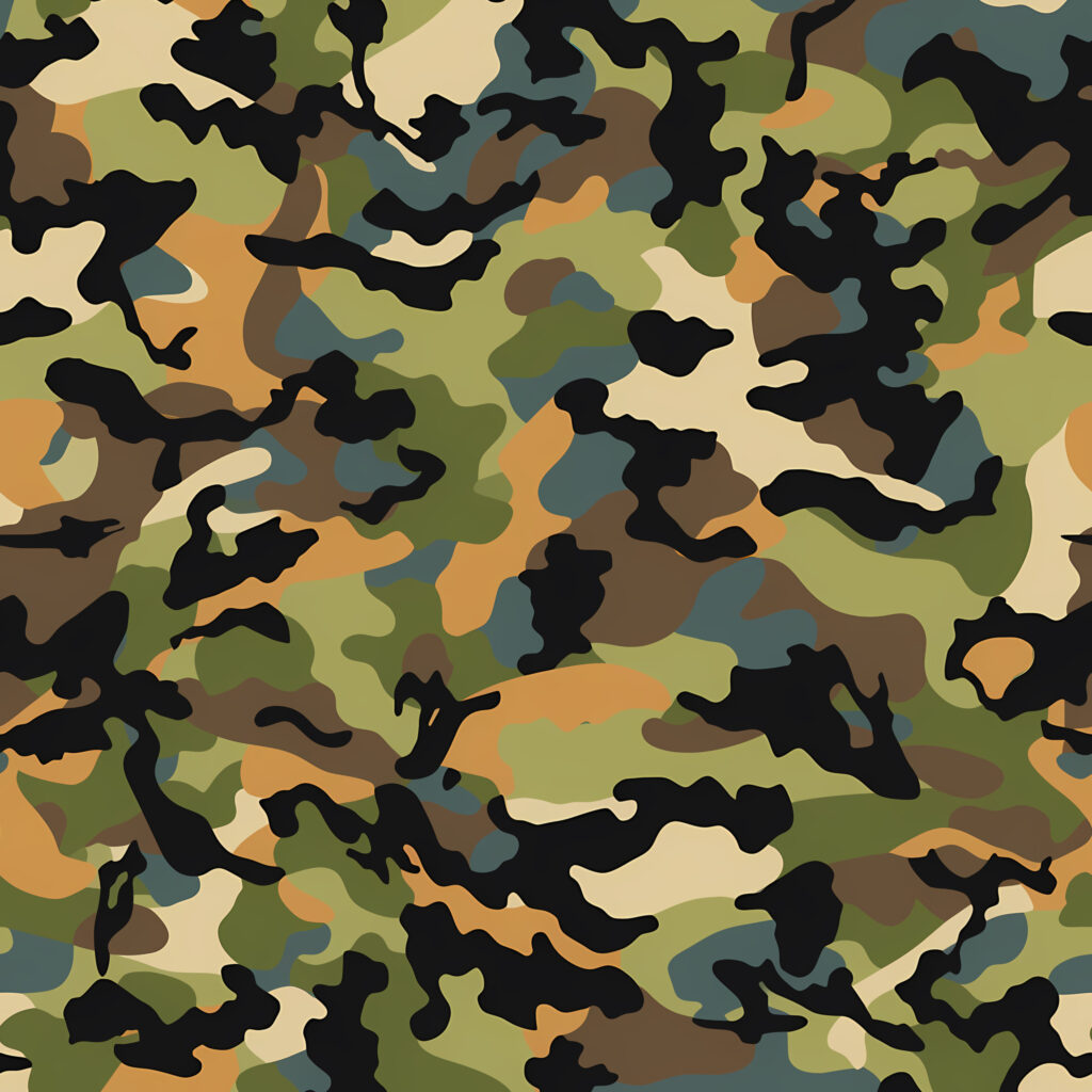 Coral Depth Camouflage Fabric