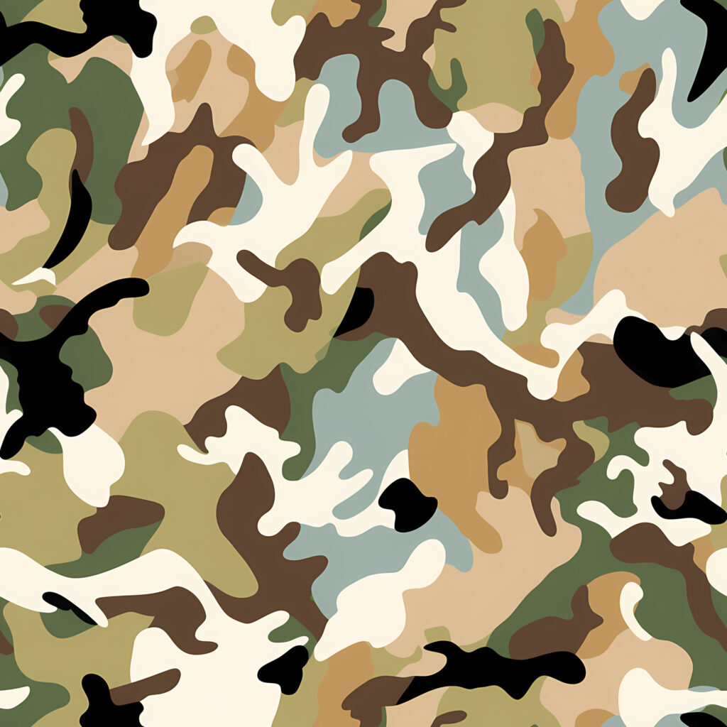 Coral Drift Camouflage Fabric