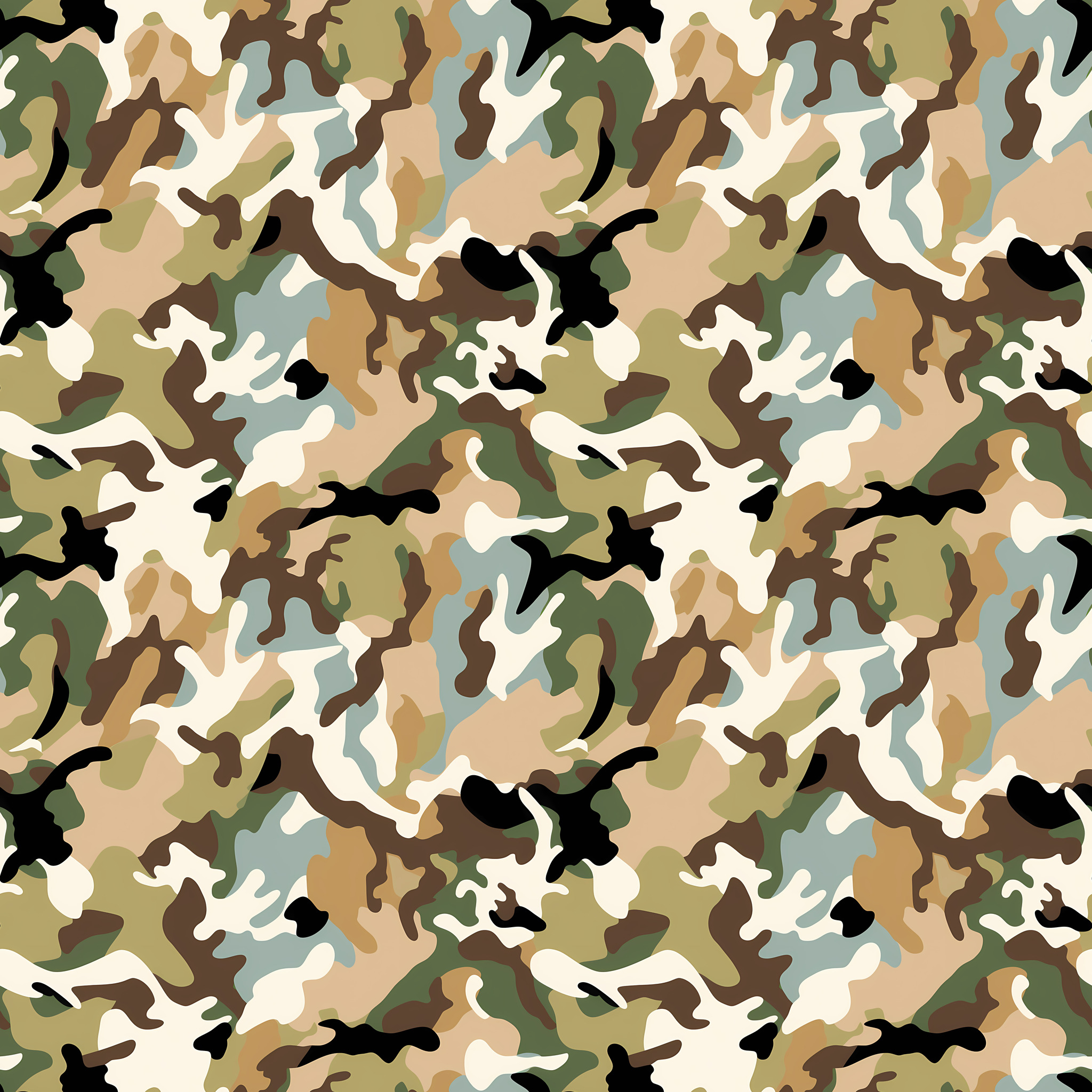 Coral Drift Camouflage Fabric - Image 2