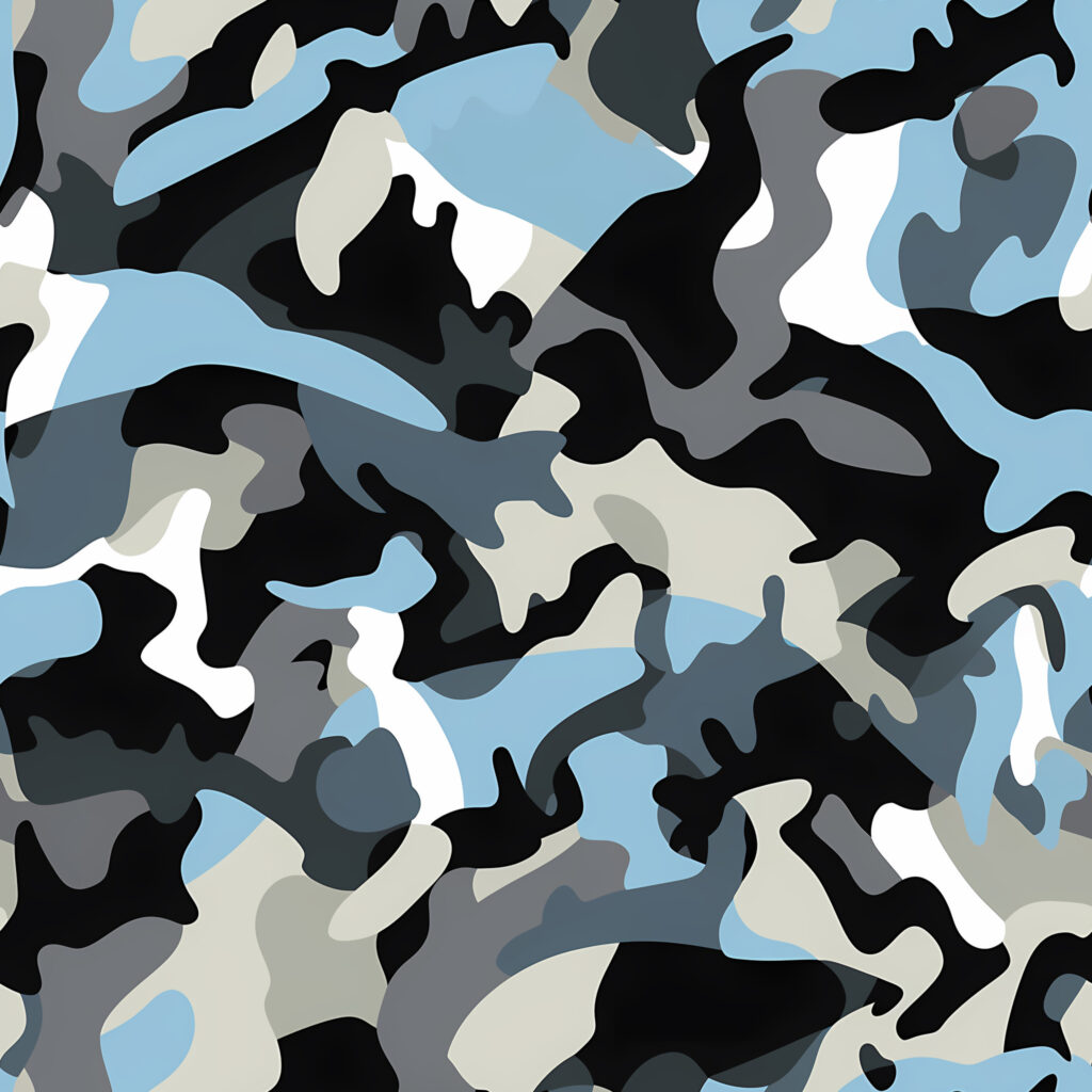 Graphite Force Camouflage Fabric