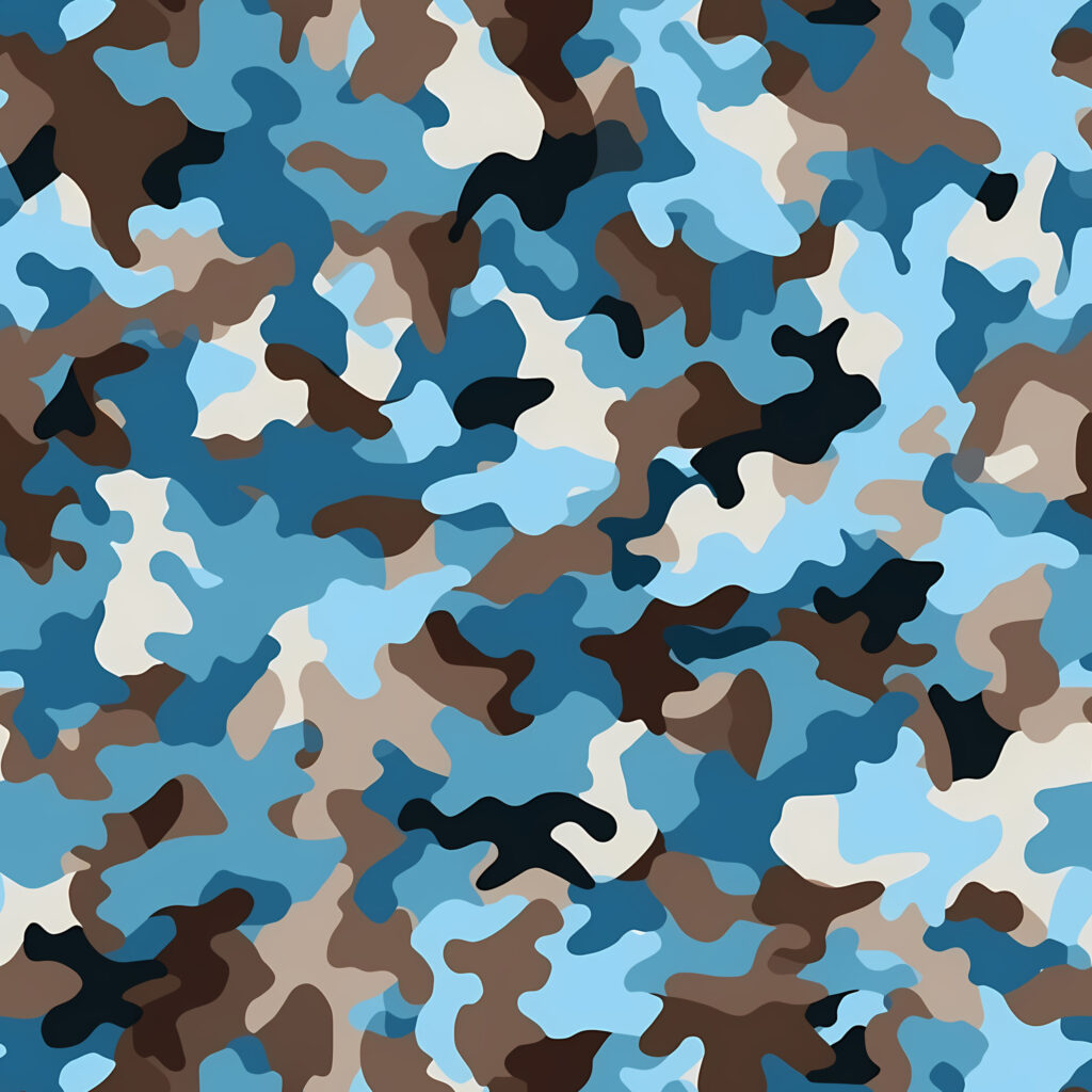 Lagoon Drift Camouflage Fabric