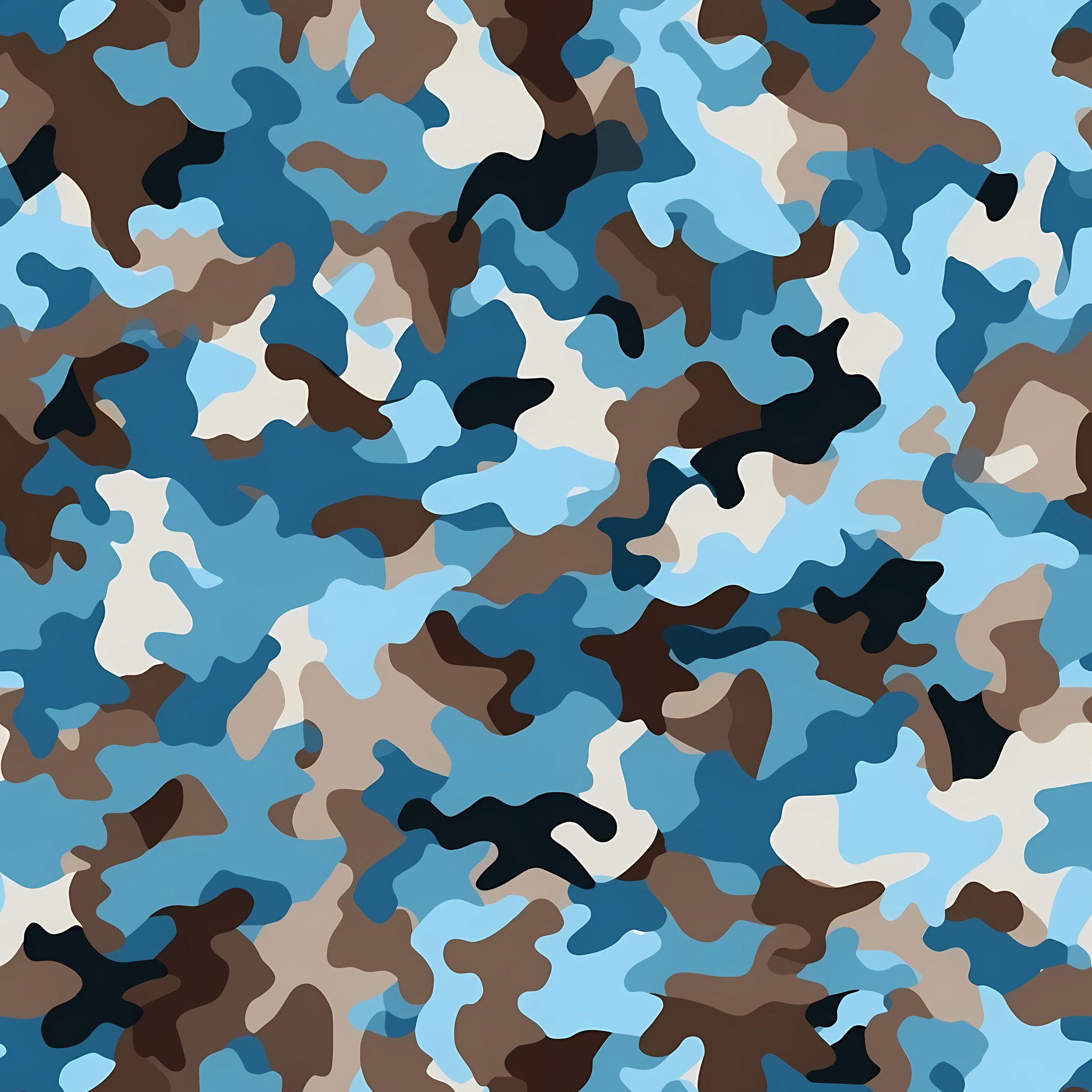 Lagoon Drift Camouflage Fabric