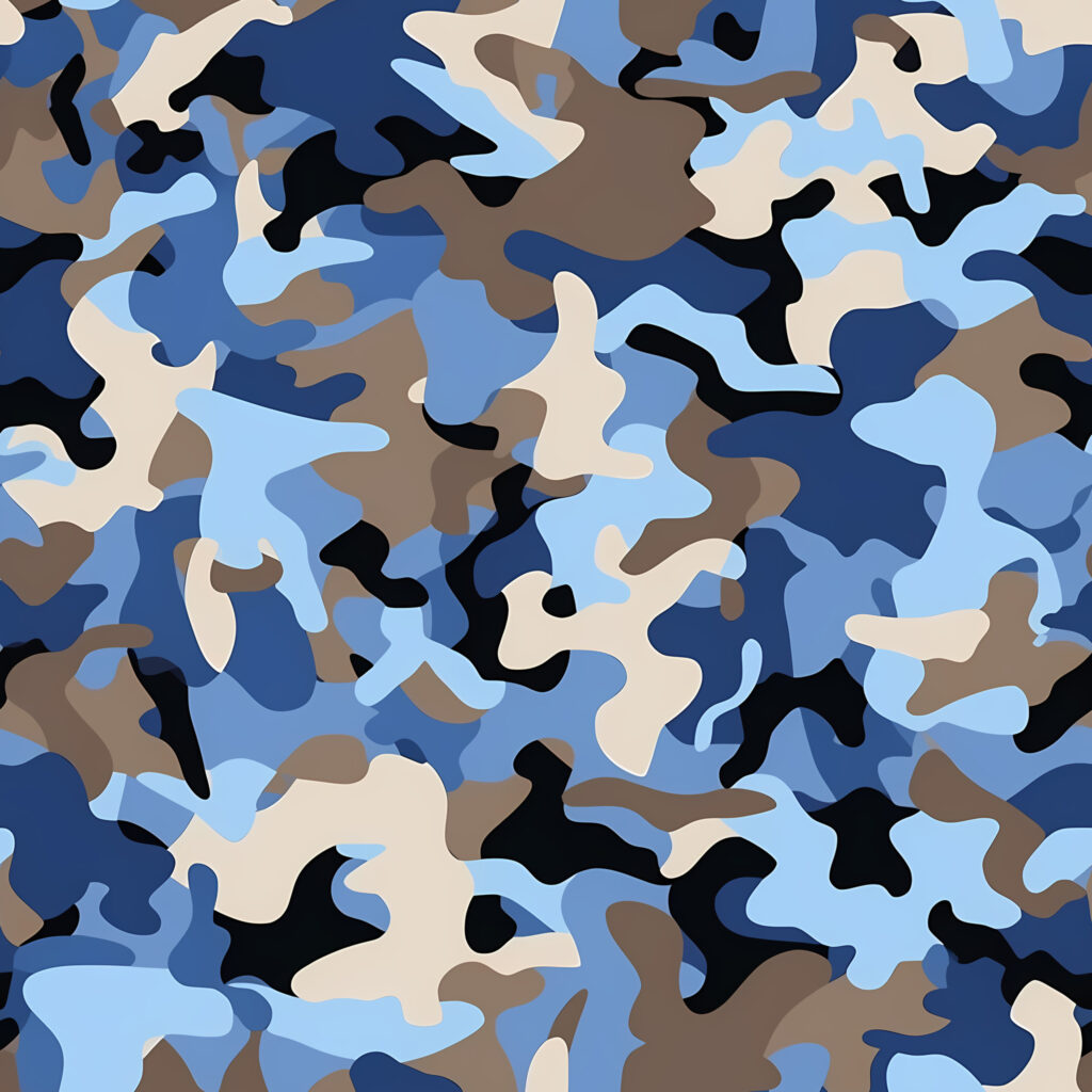 Lagoon Edge Camouflage Fabric