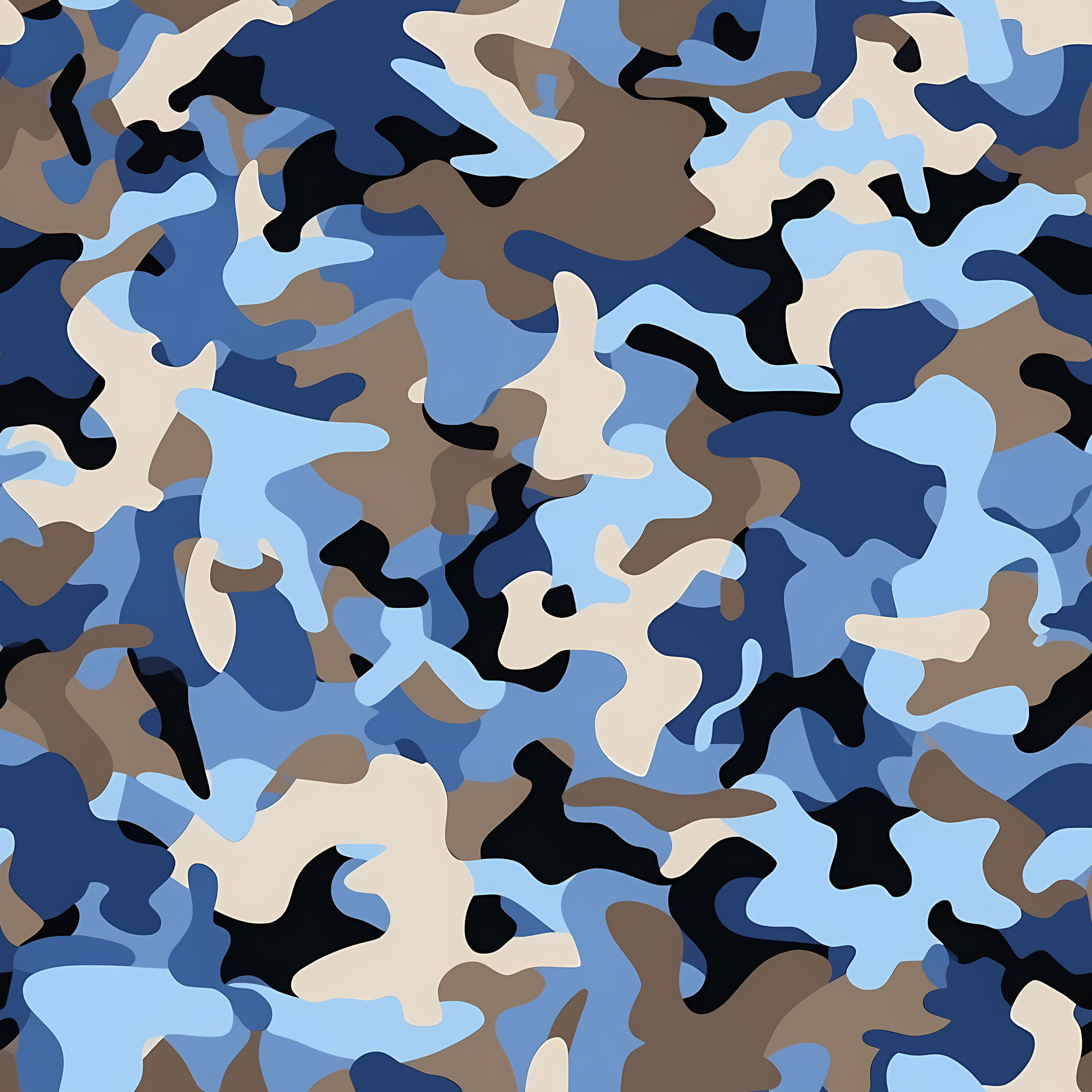 Lagoon Edge Camouflage Fabric