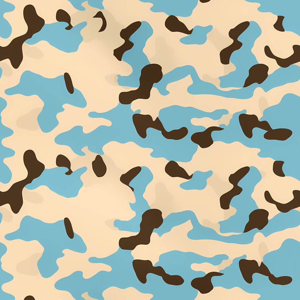 Lagoon Haze Camouflage Fabric