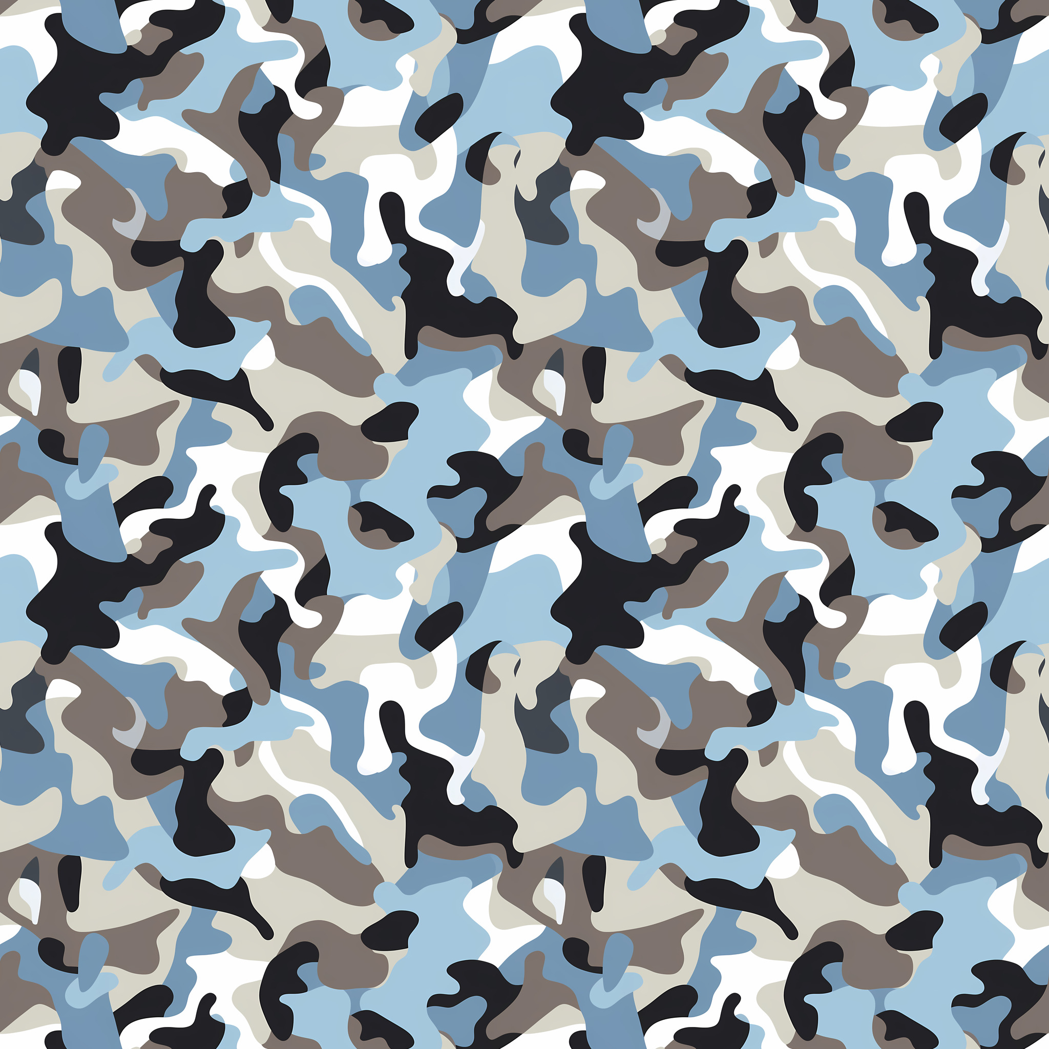 Lagoon Shatter Camouflage Fabric - Image 2