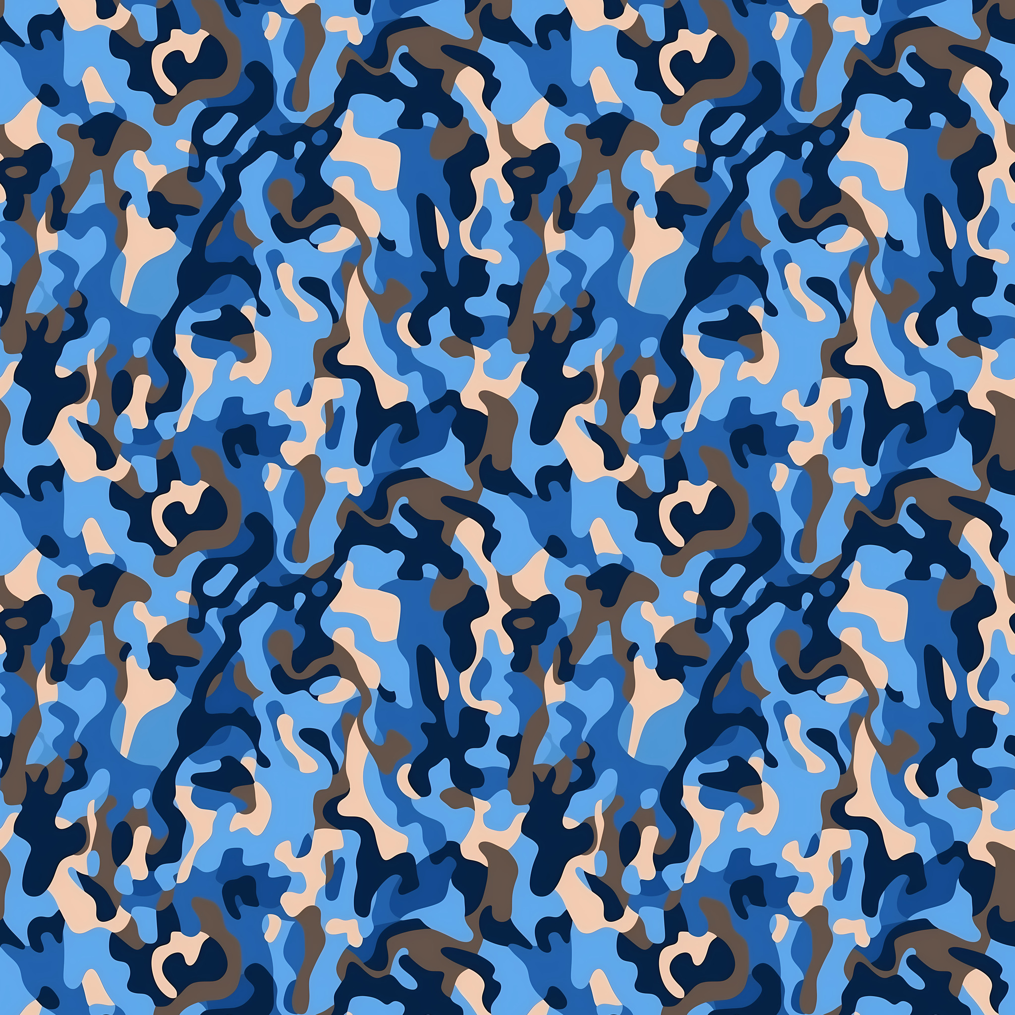 Lagoon Sweep Camouflage Fabric - Image 2
