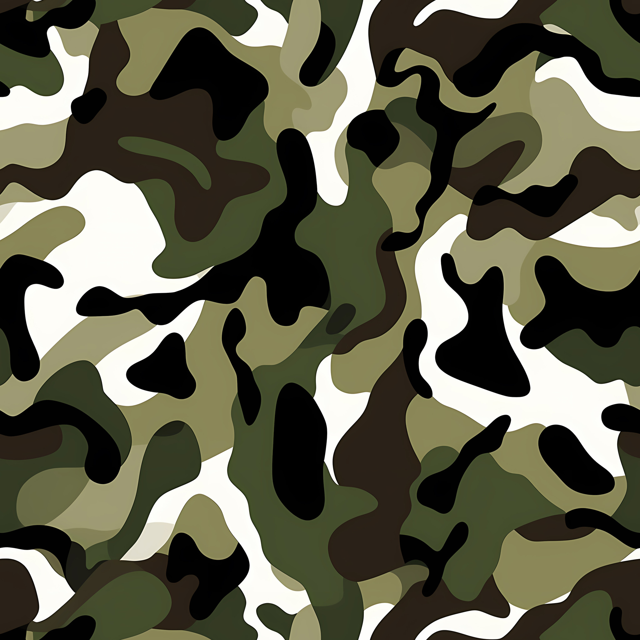 Moss Fade Camouflage Fabric