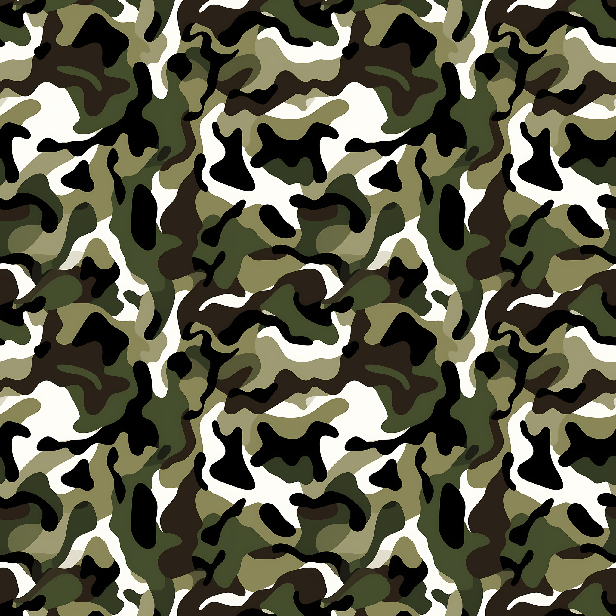 Moss Fade Camouflage Fabric - Image 2