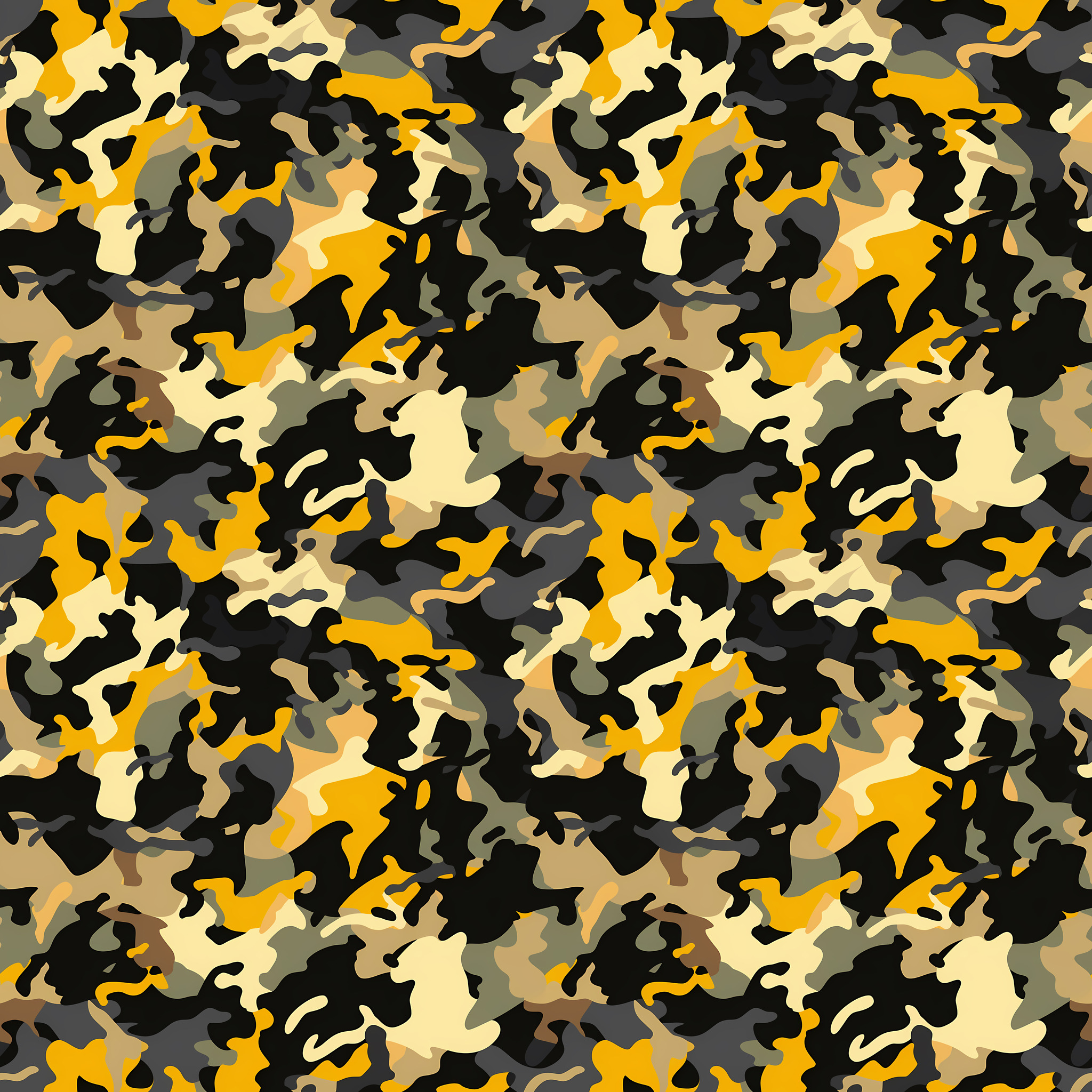 Neon Depth Camouflage Fabric - Image 2