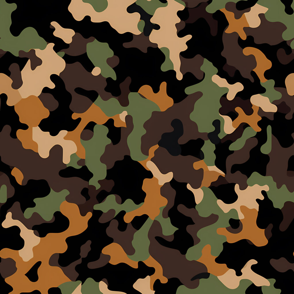 Oak Night Camouflage Fabric