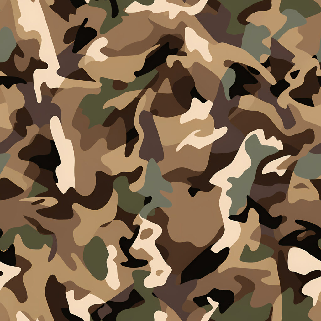 Ochre Mark Camouflage Fabric