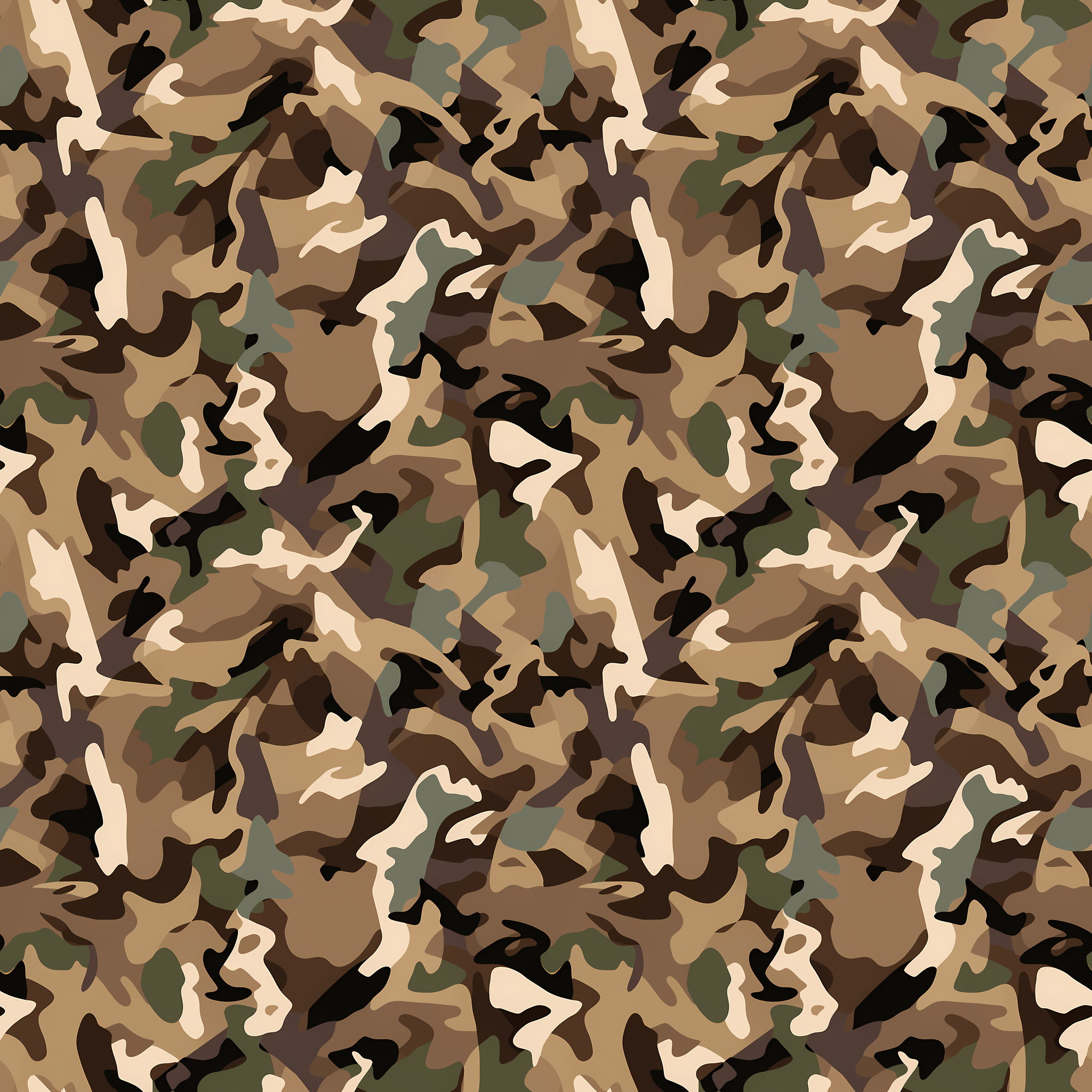 Ochre Mark Camouflage Fabric - Image 2