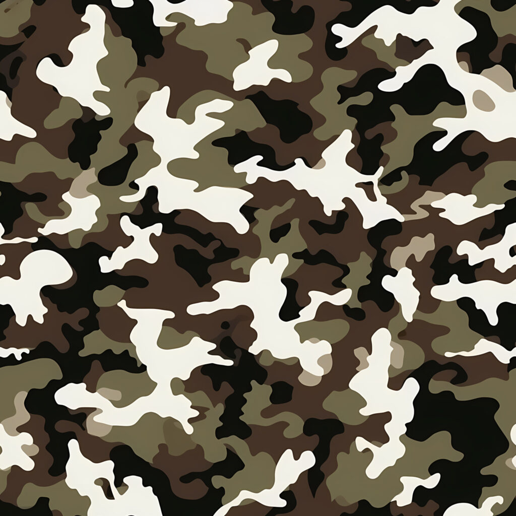Ochre Trace Camouflage Fabric
