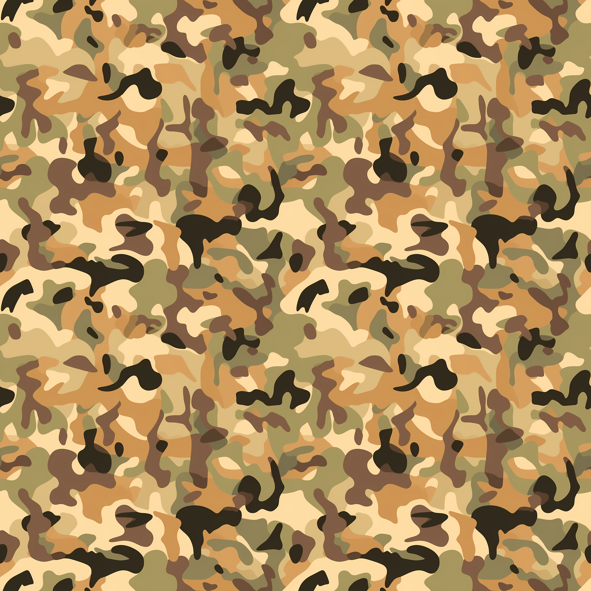 Ochre Weave Camouflage Fabric - Image 2