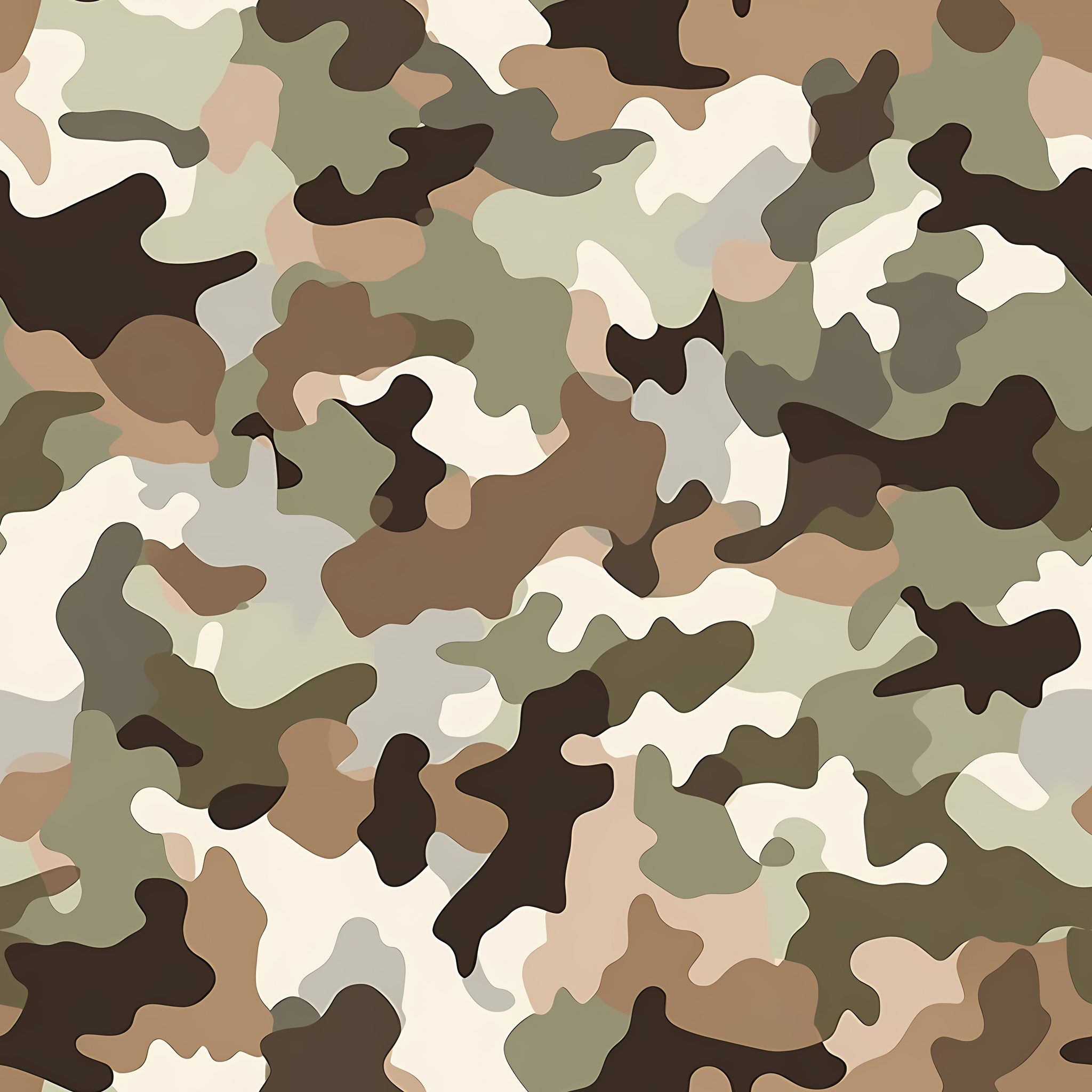 Plateau Blitz Camouflage Fabric