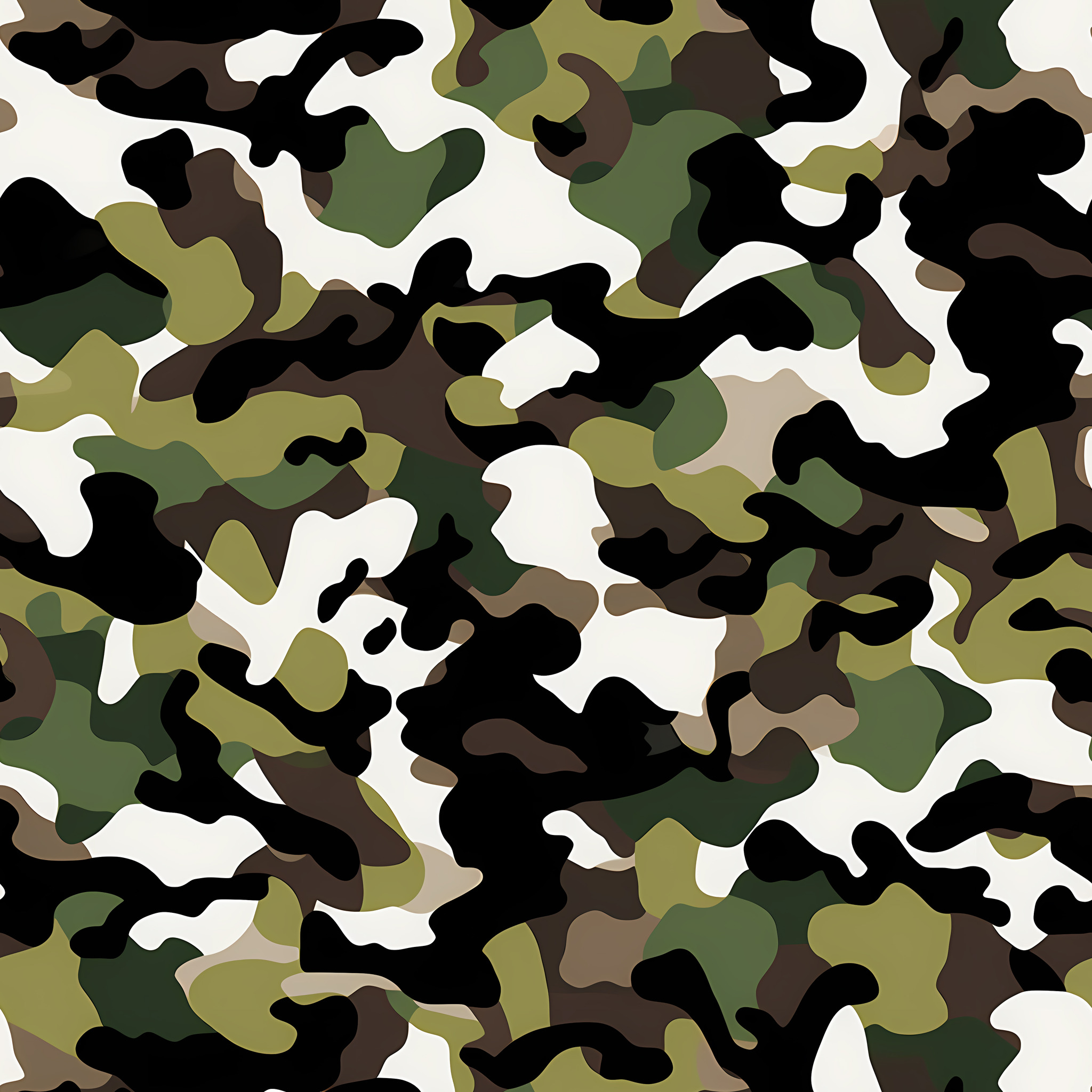 Ranger Night Camouflage Fabric
