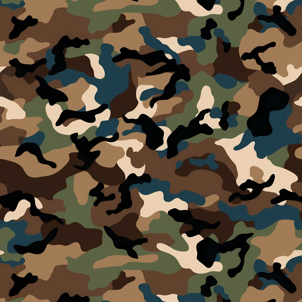 Ridge Weave Camouflage Fabric