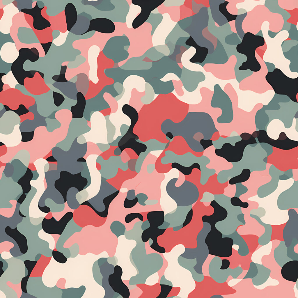 Rime Current Camouflage Fabric