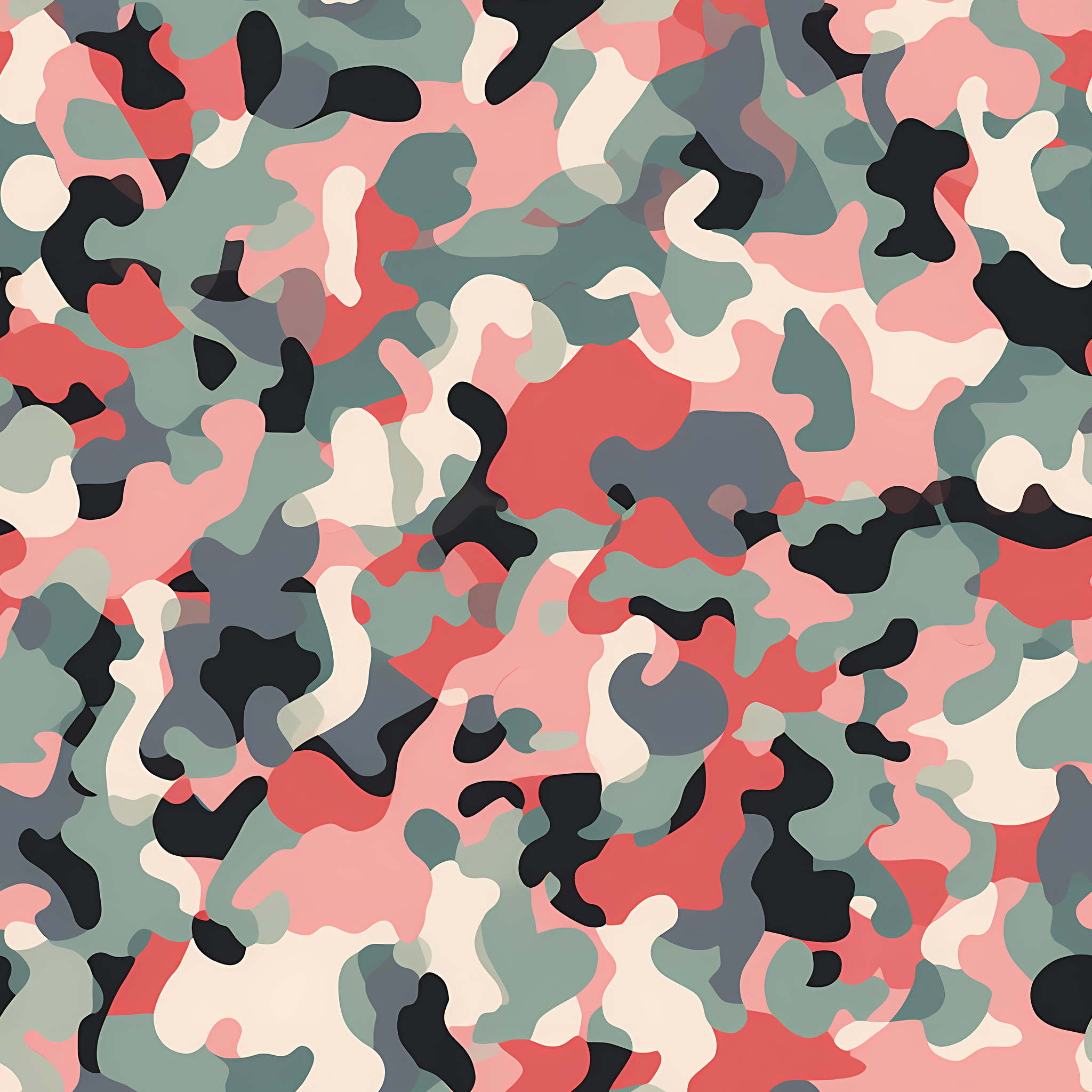 Rime Current Camouflage Fabric