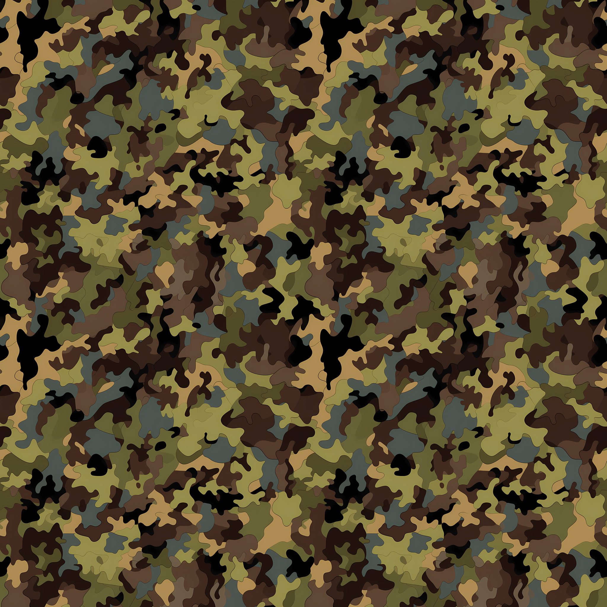 Shale Fade Camouflage Fabric - Image 2