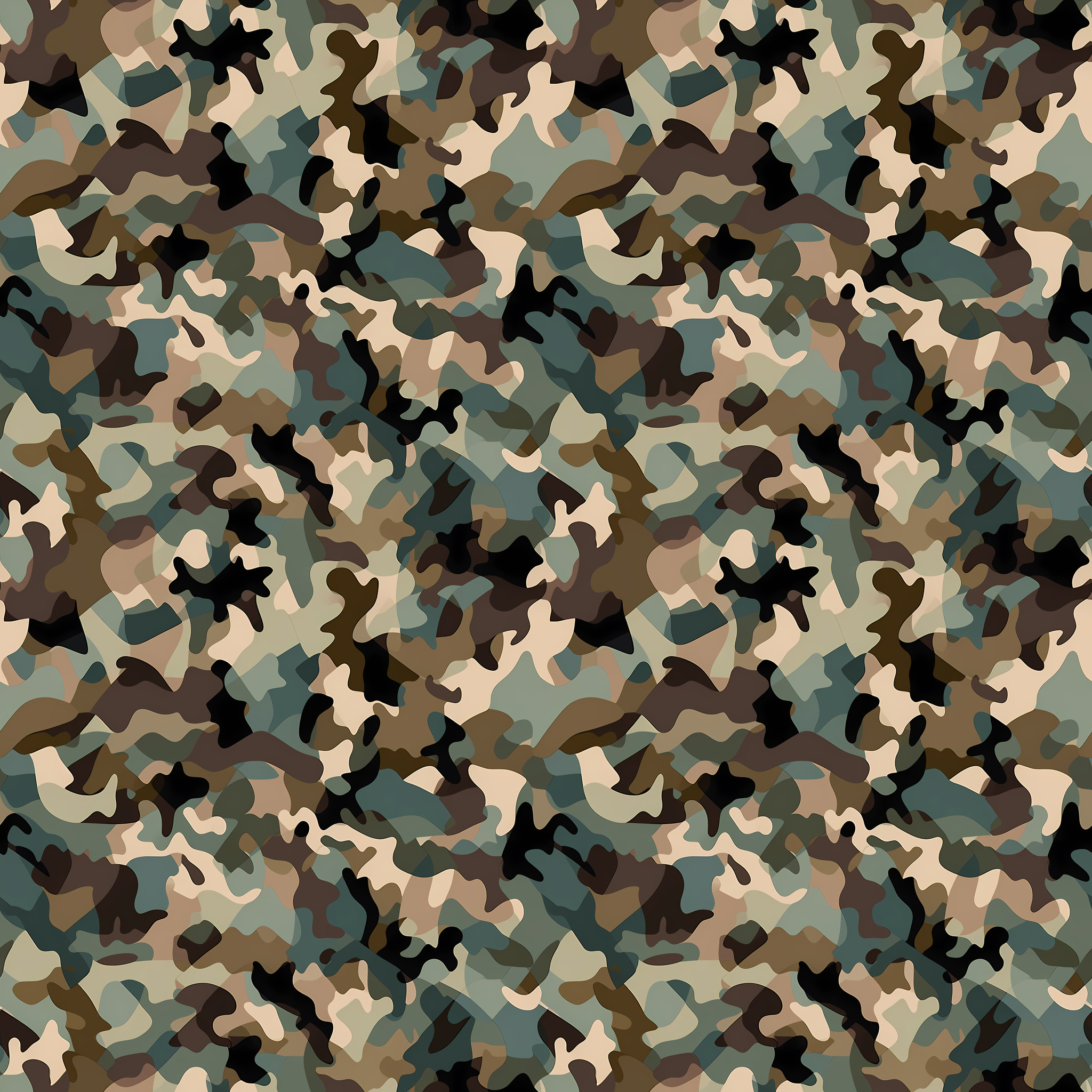Sienna Dusk Camouflage Fabric - Image 2