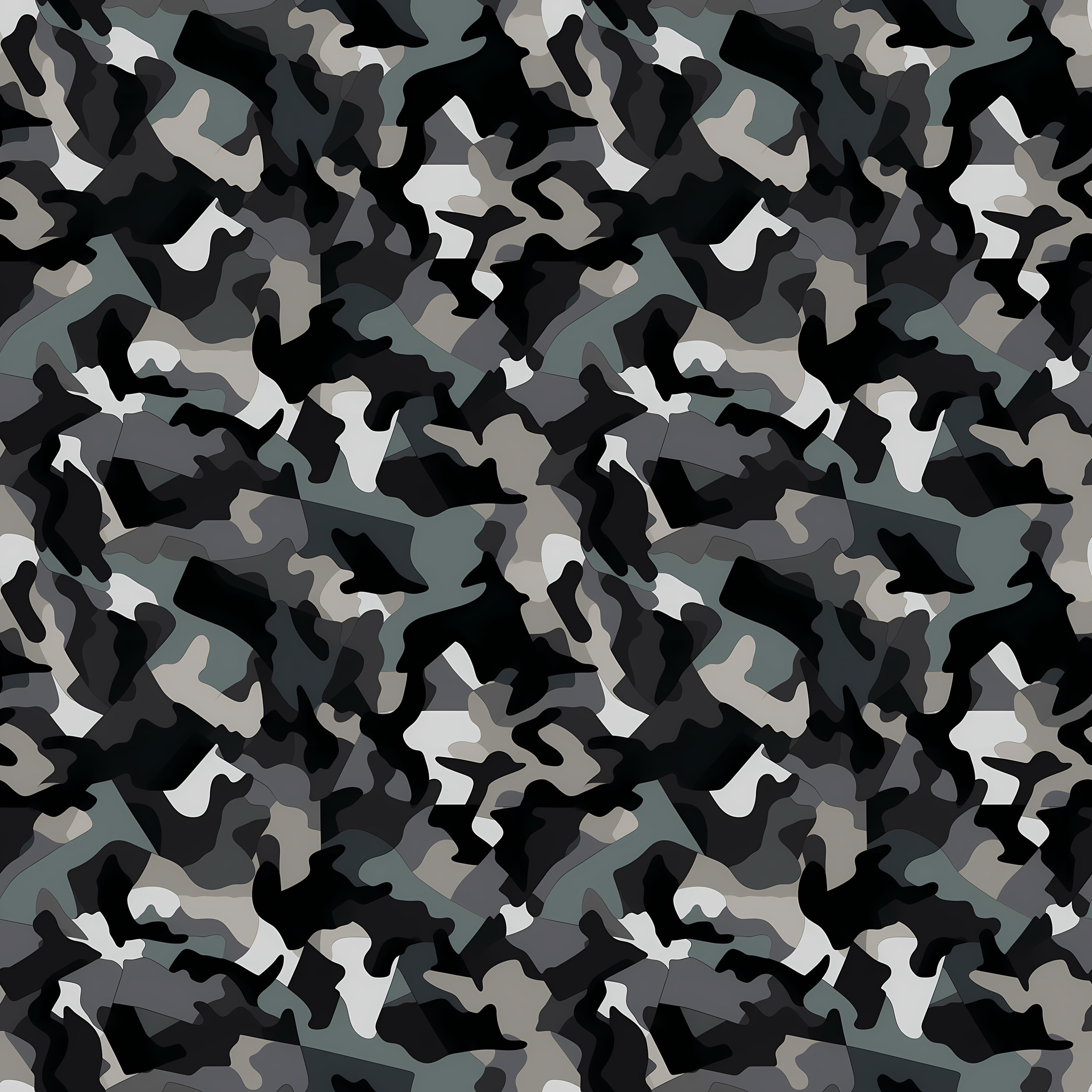 Slate Depth Camouflage Fabric - Image 2