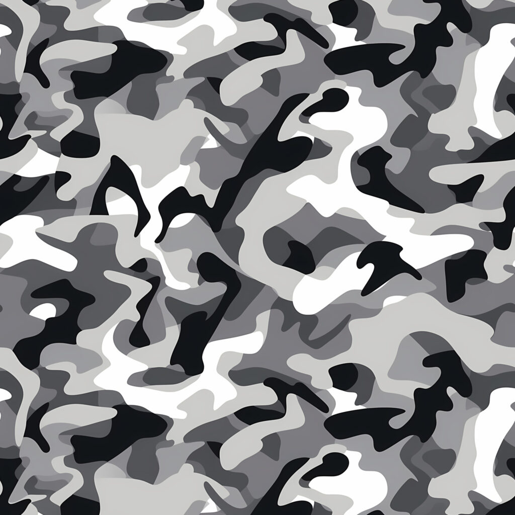 Sleet Blitz Camouflage Fabric
