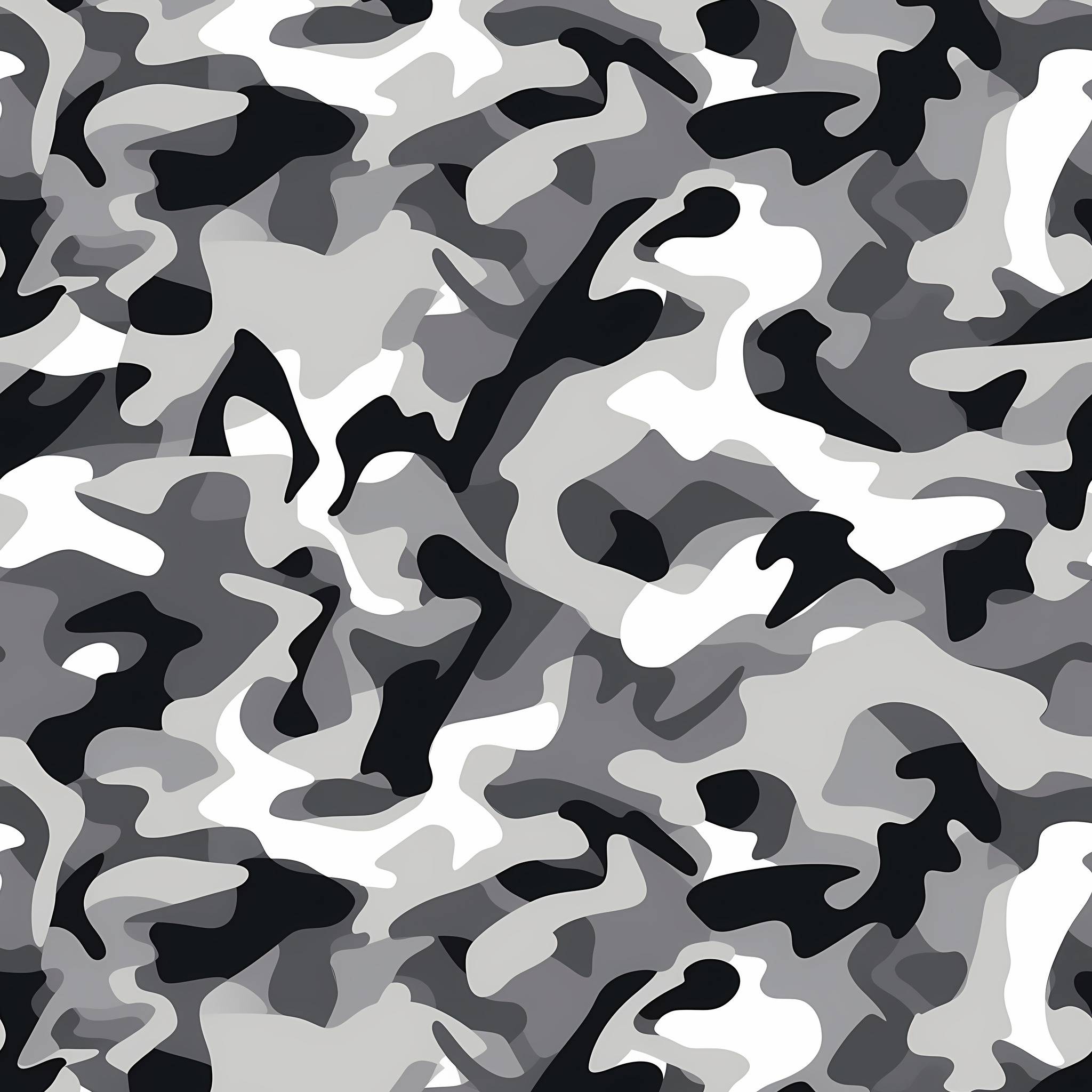 Sleet Blitz Camouflage Fabric