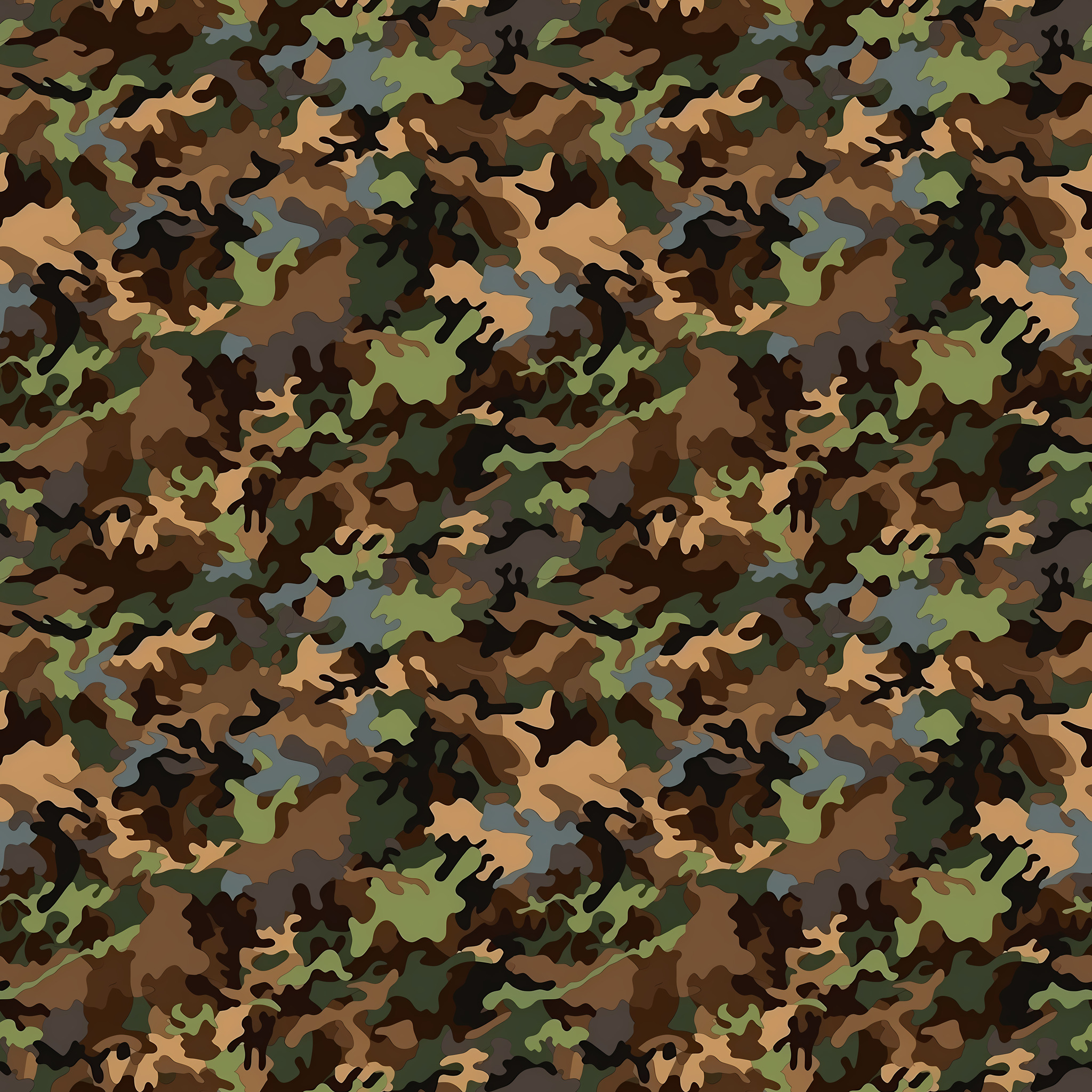 Steppe Blend Camouflage Fabric - Image 2