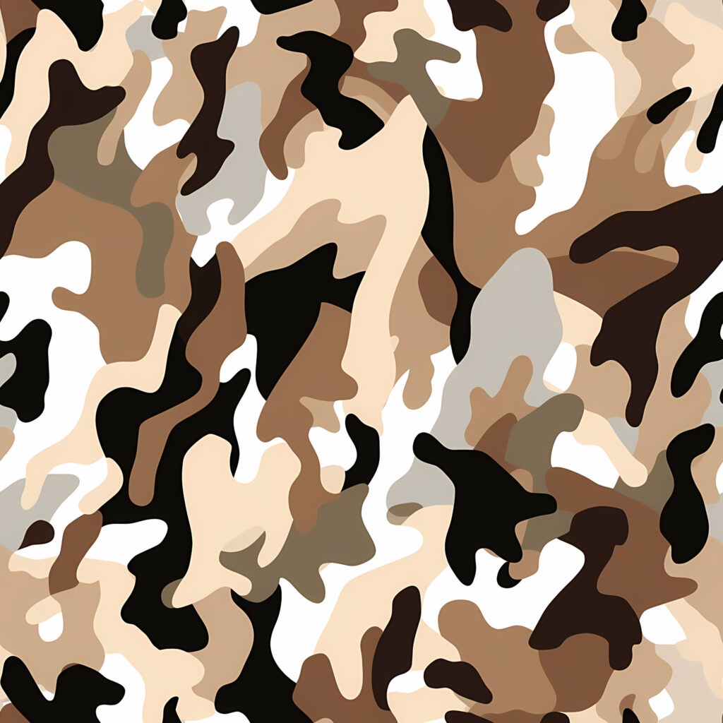 Steppe Blitz Camouflage Fabric