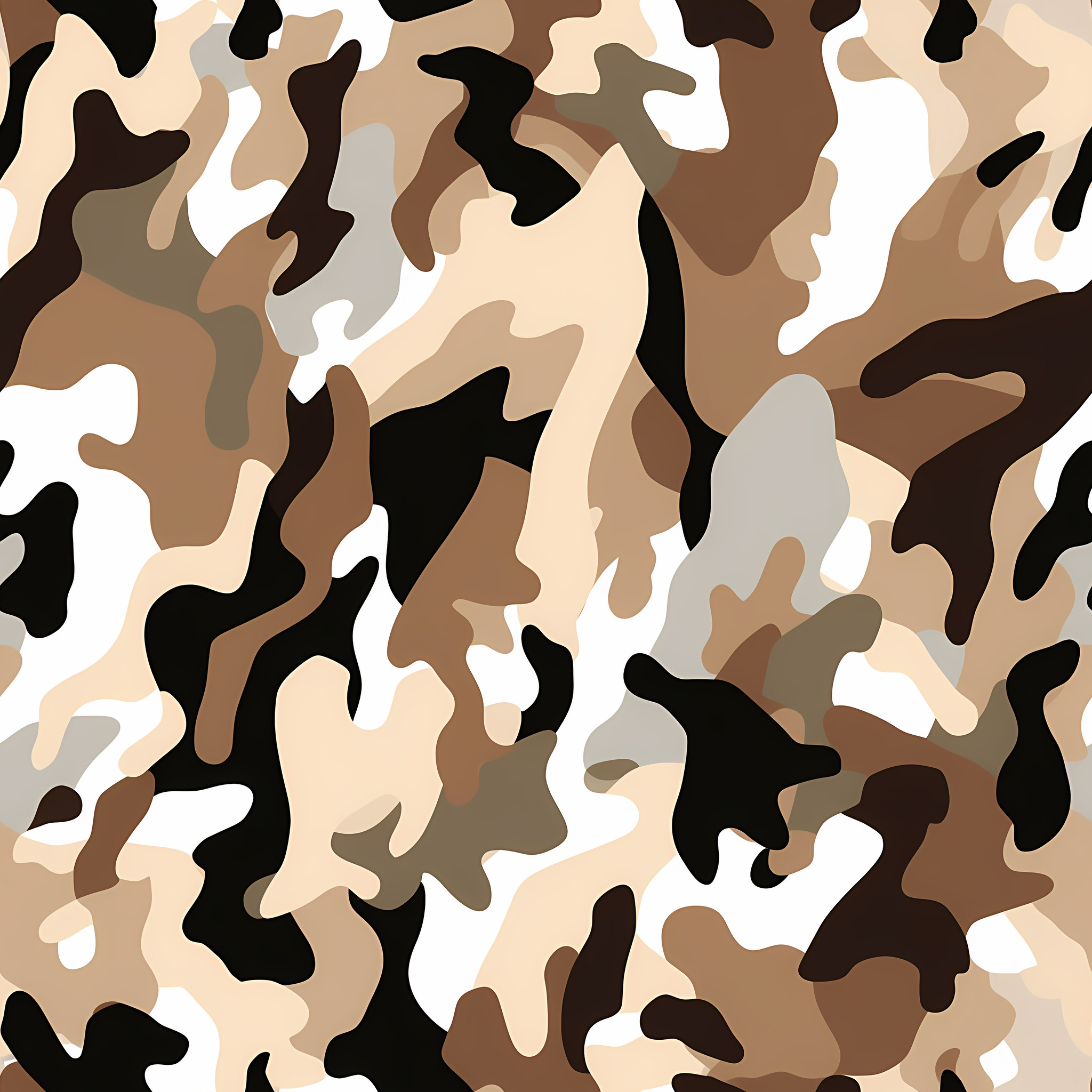 Steppe Blitz Camouflage Fabric