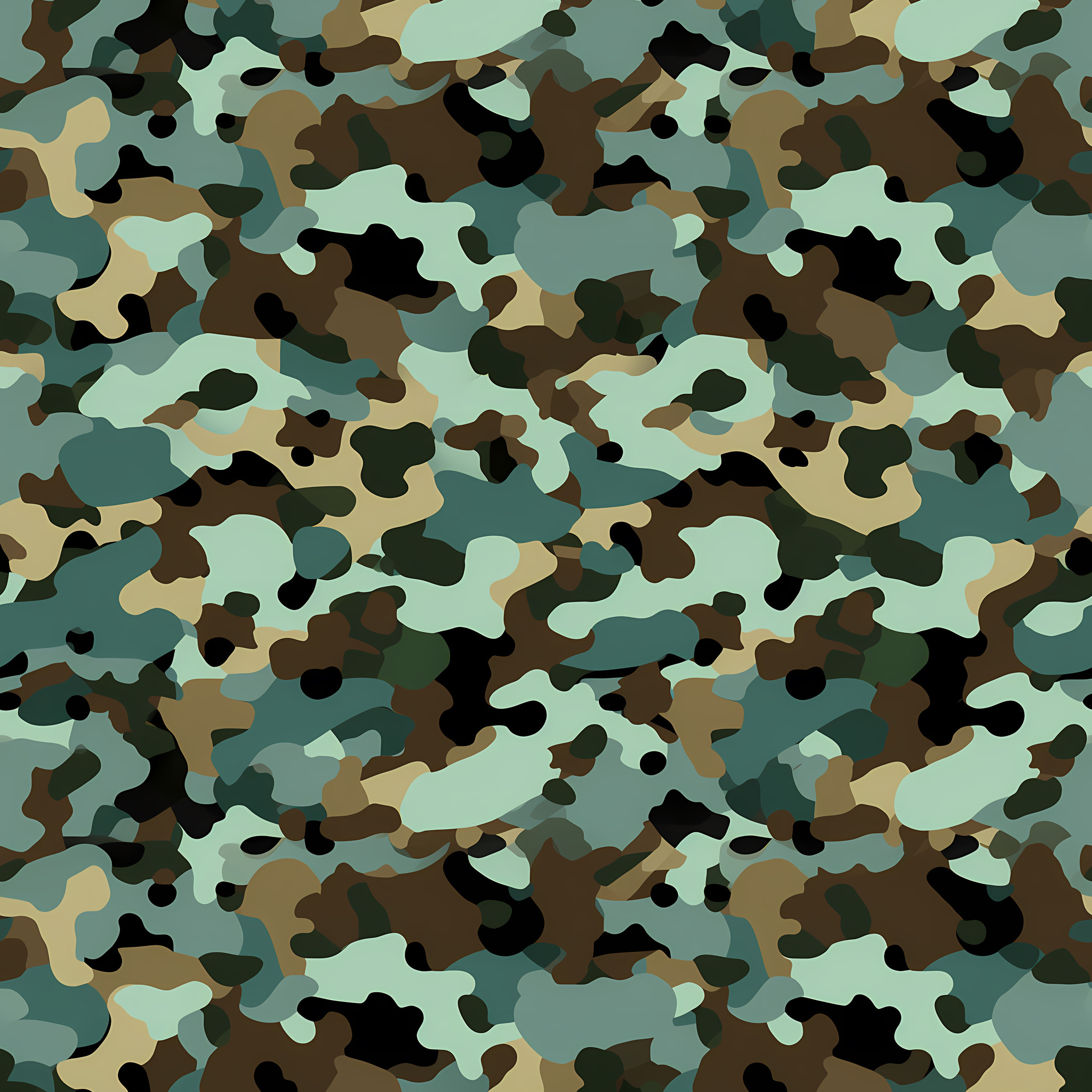 Steppe Charge Camouflage Fabric