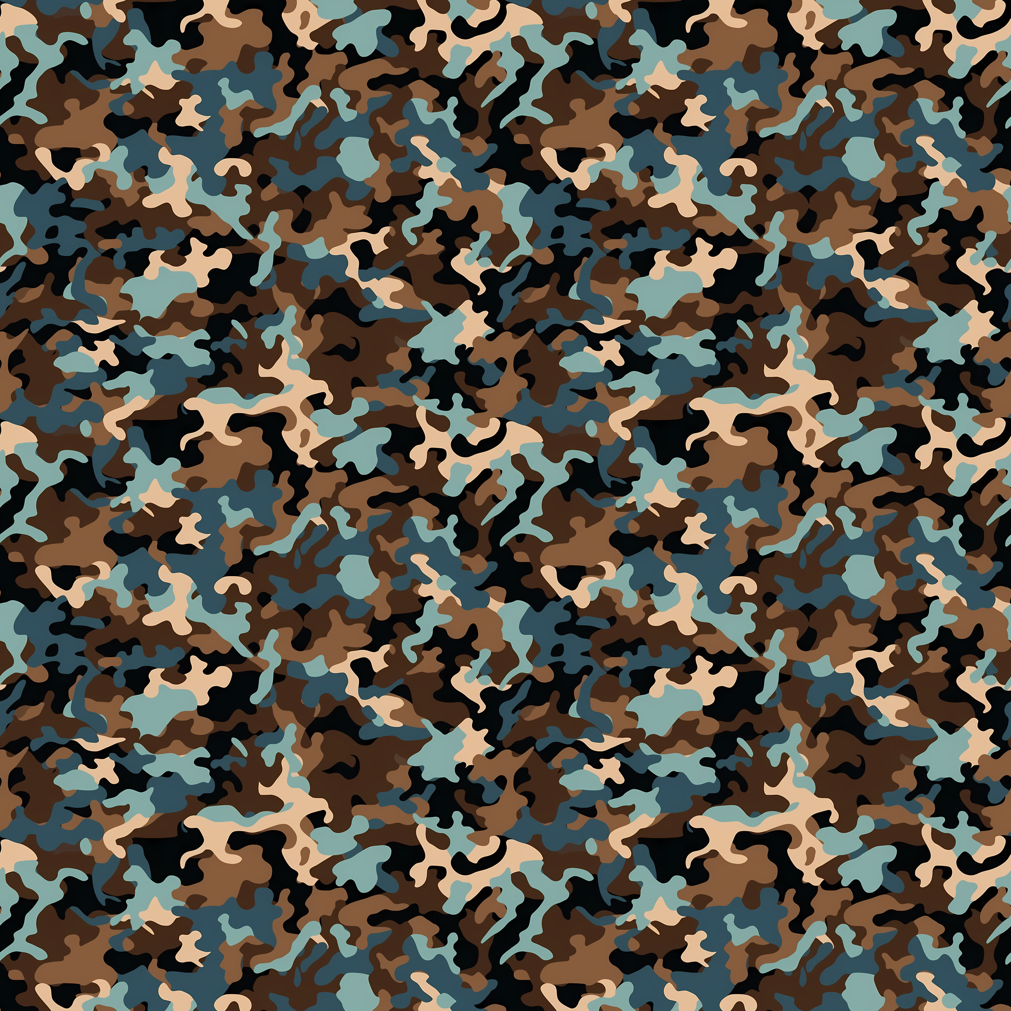Steppe Current Camouflage Fabric - Image 2