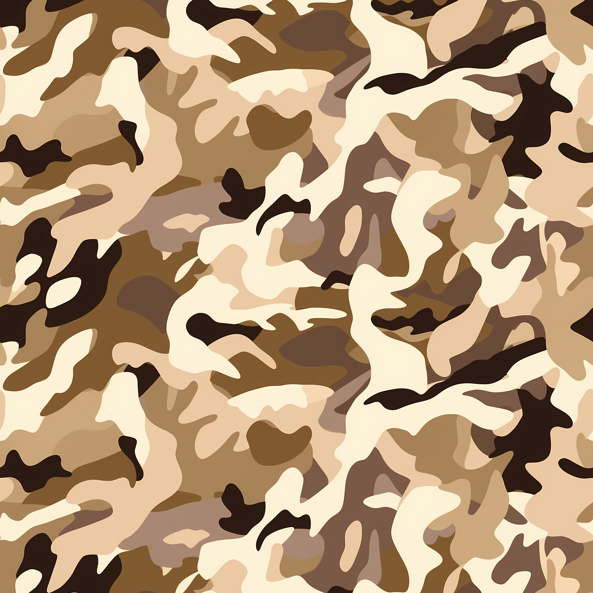 Steppe Edge Camouflage Fabric
