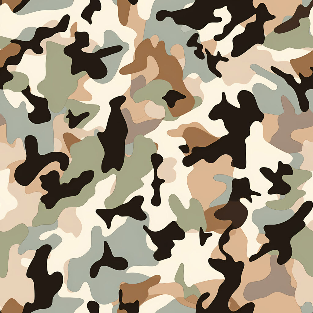 Vivid Blend Camouflage Fabric