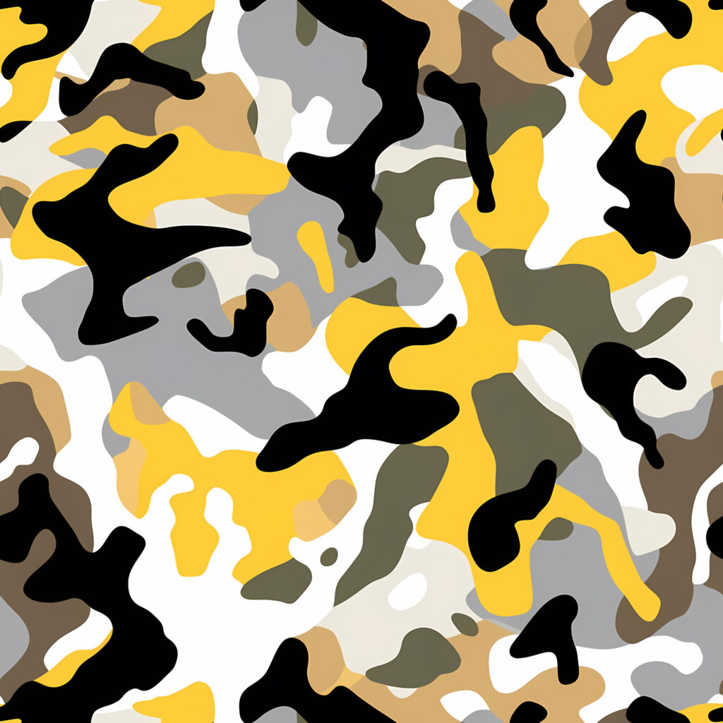 Vivid Flow Camouflage Fabric