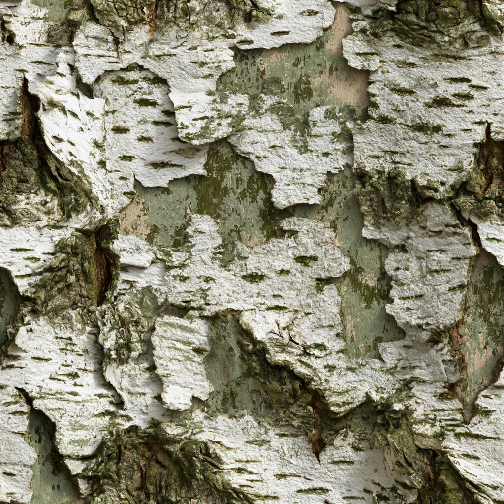 Alder Bark Silver Camo Fabric