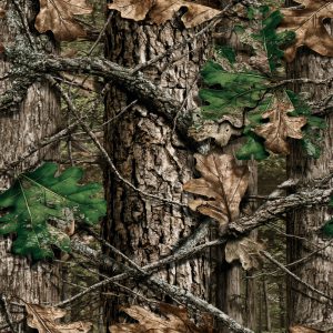 Autumn Oak Bark Camouflage Fabric