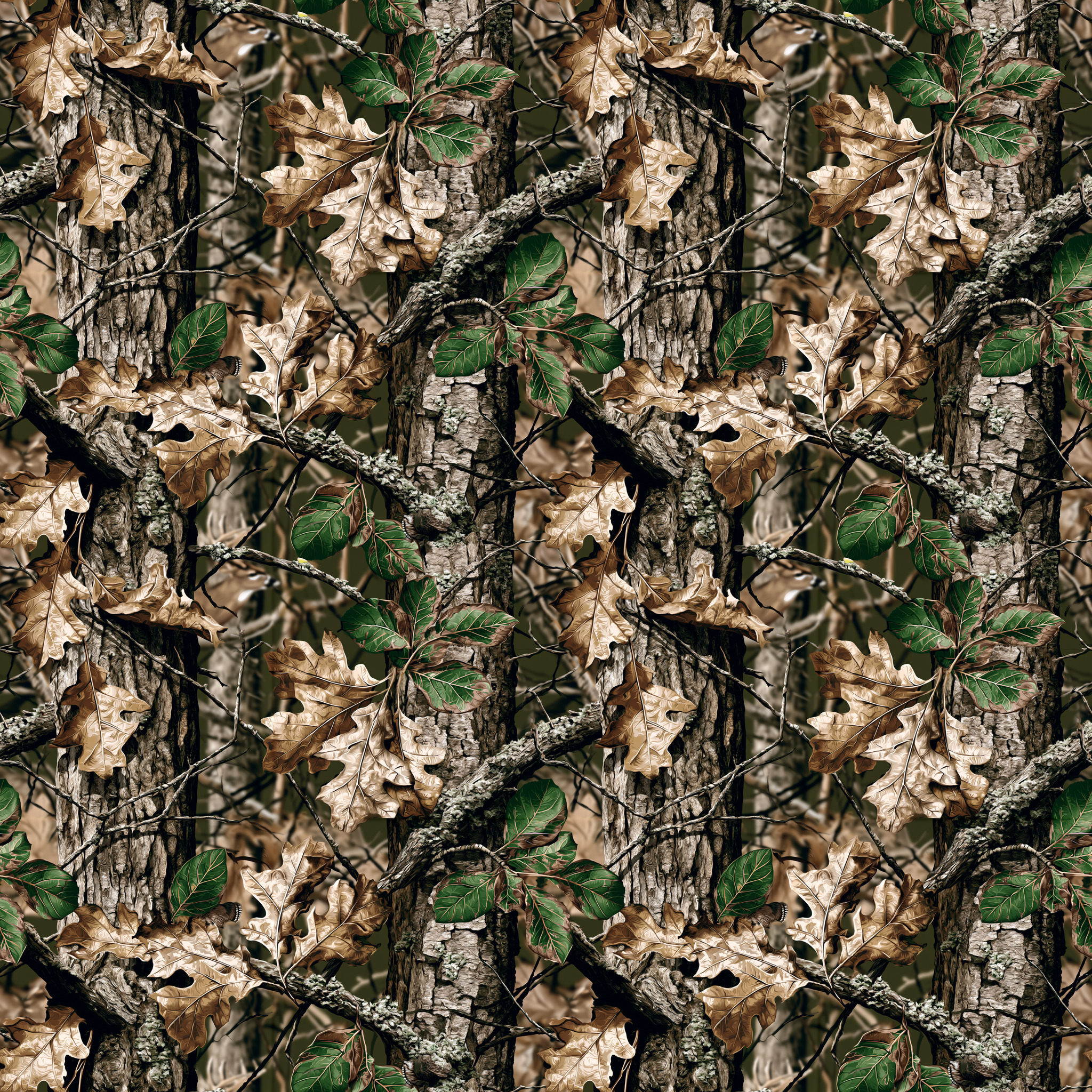 Autumn Oak Beech Mix Camouflage Fabric - Image 2