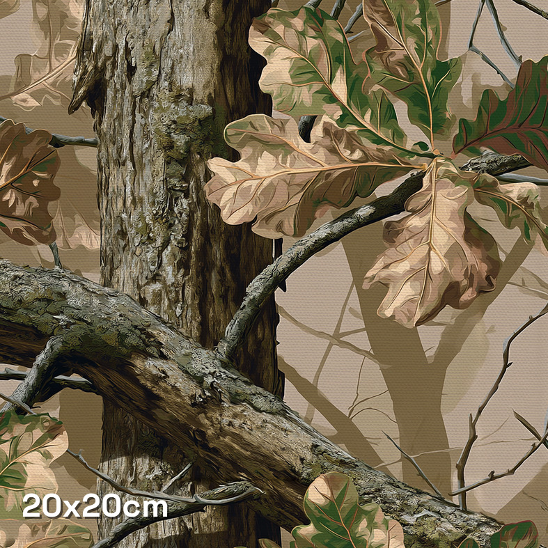 Autumn Oak Taupe Camouflage Fabric - Image 3
