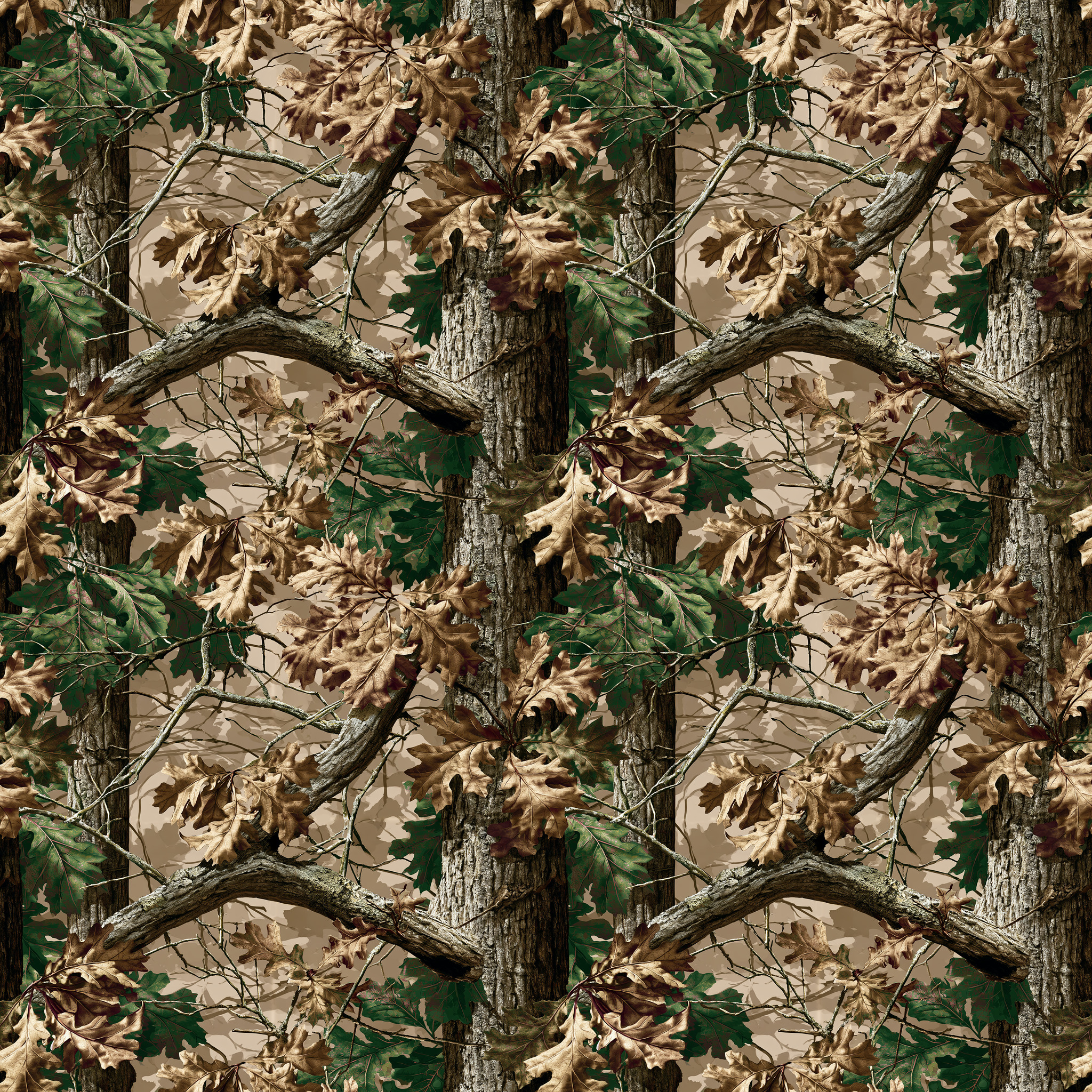 Autumn Oak Tree Camouflage Fabric - Image 2