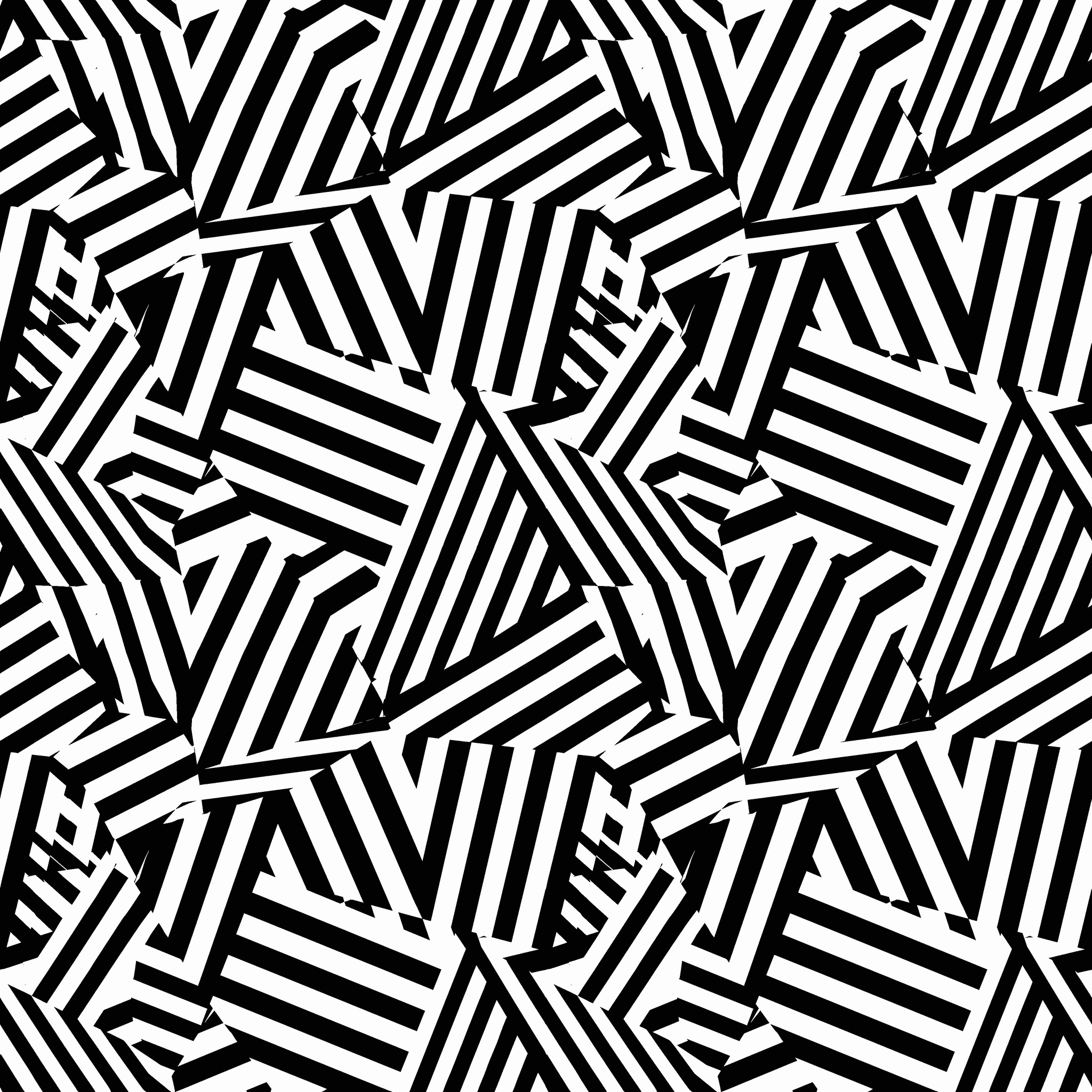 Black White Dazzle Large Camouflage Fabric - Image 2