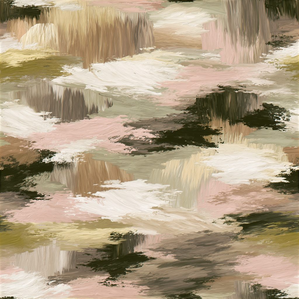 Brushstrokes Pastel Camouflage Fabric