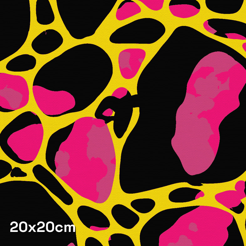 Cellular Neon Camouflage Fabric - Image 3