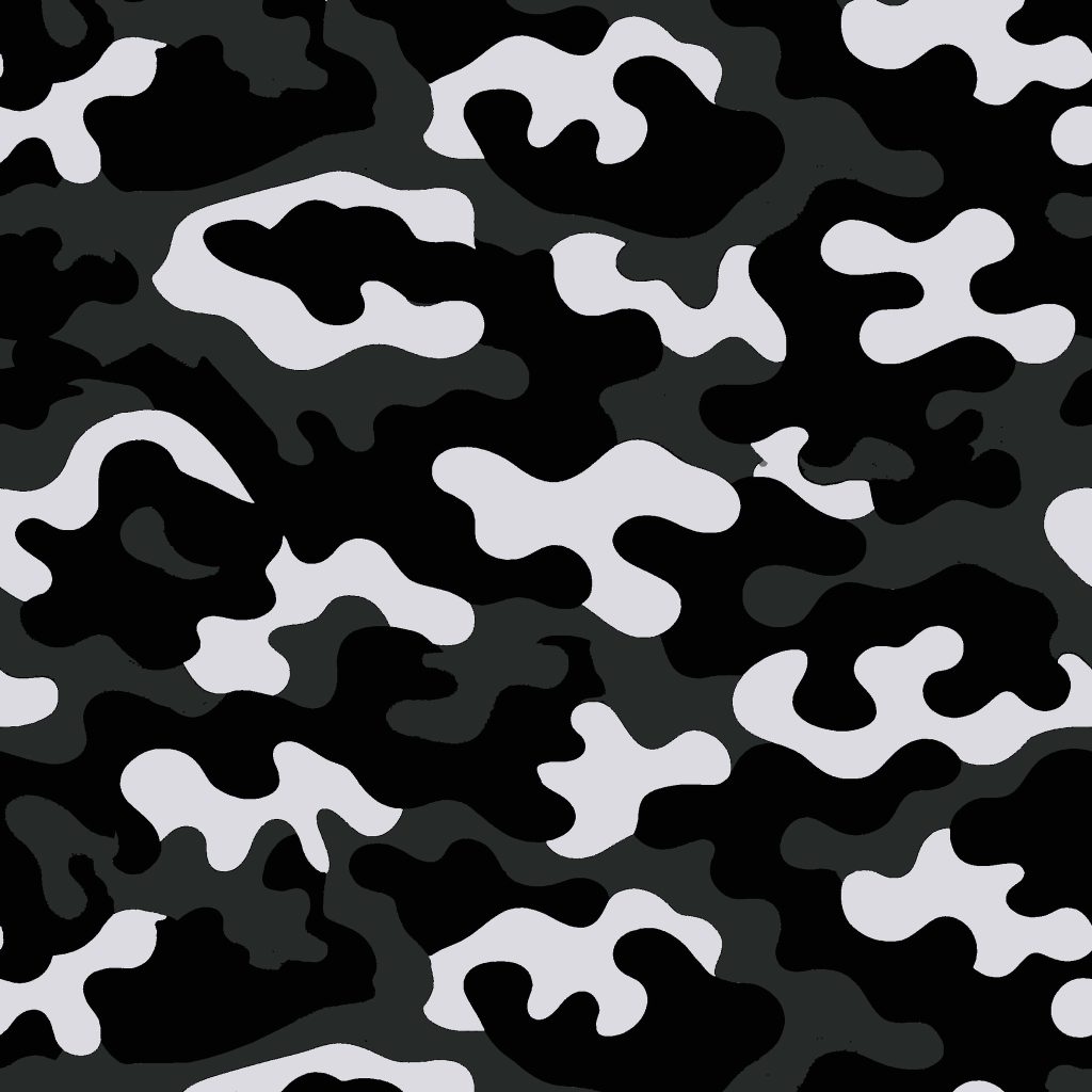 Dark Gothic Organic Camouflage Fabric