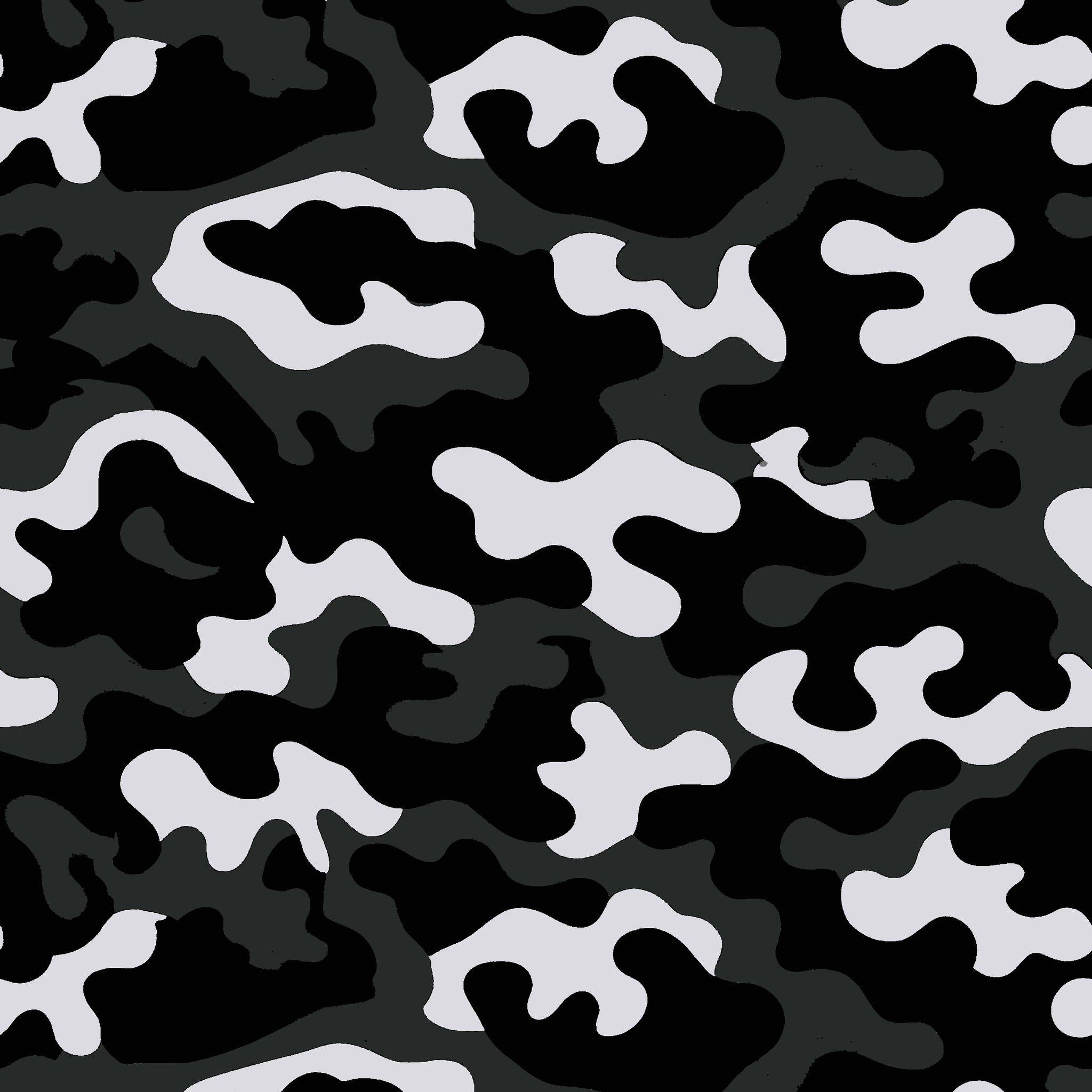 Dark Gothic Organic Camouflage Fabric
