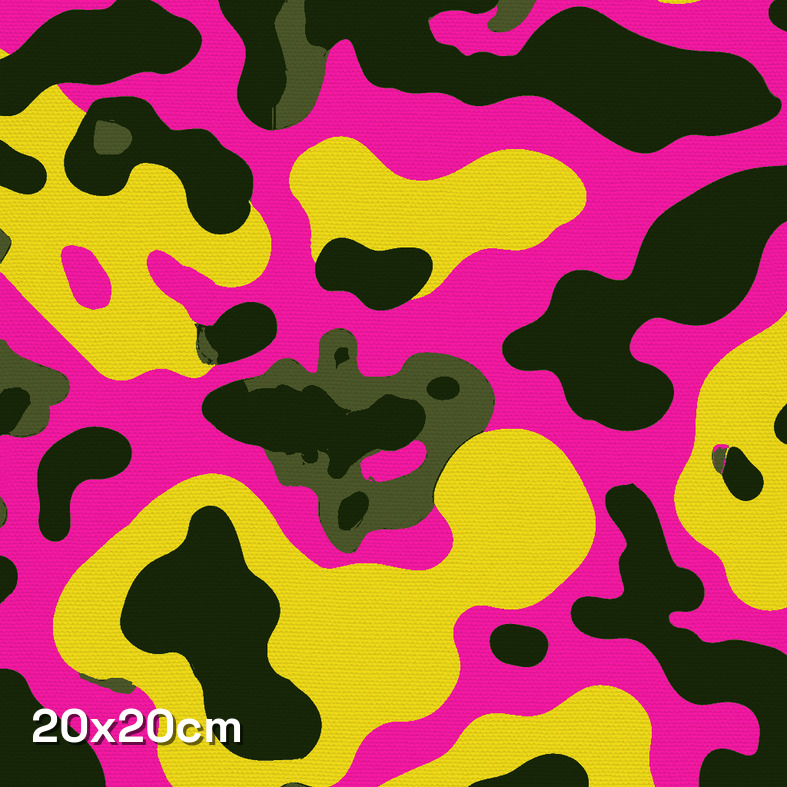 Dark Neon Camouflage Fabric - Image 3