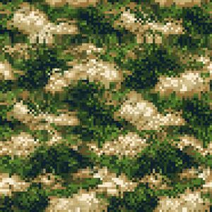 Digital Pixel Desert Jungle Camouflage Fabric